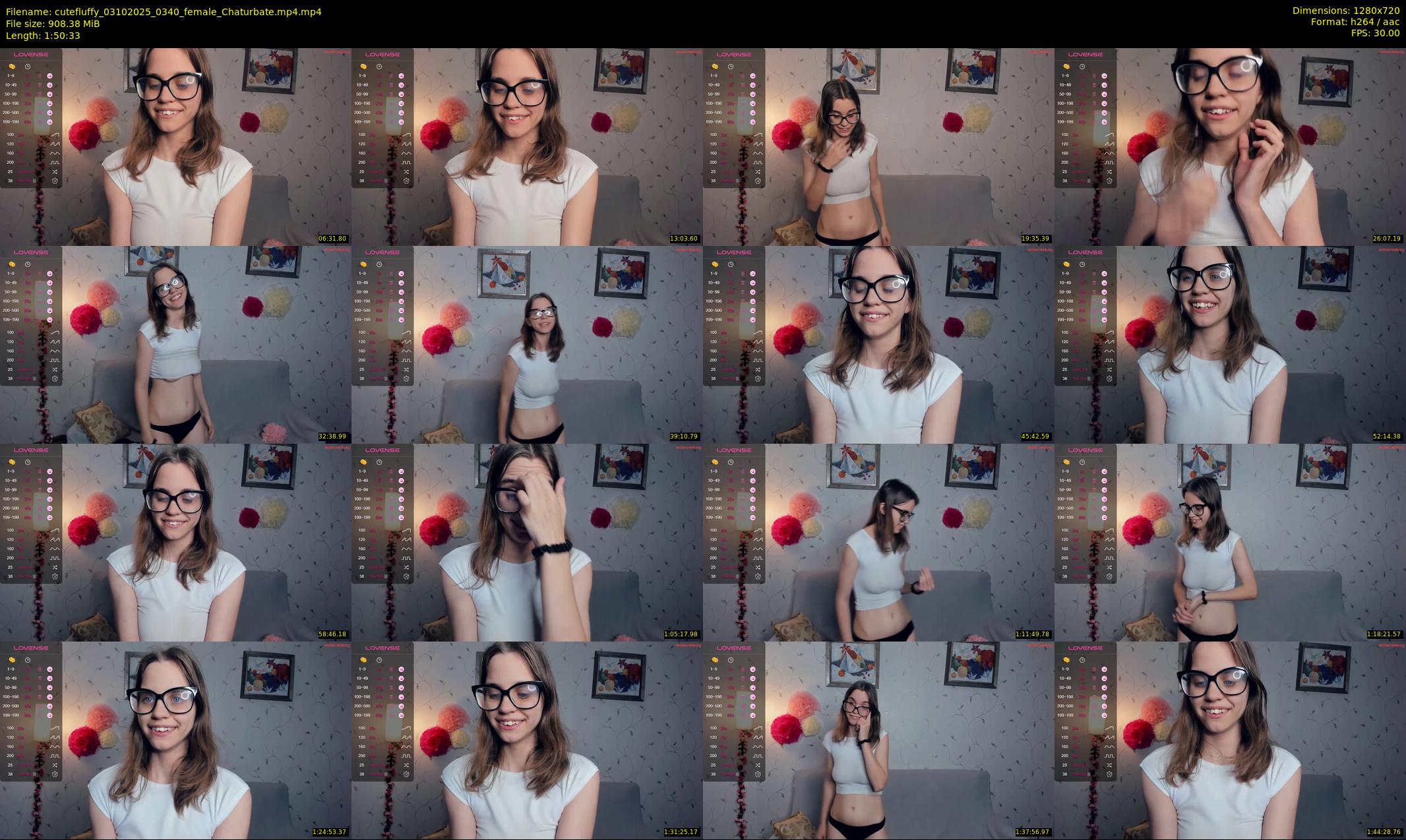 cutefluffy — 111 minute Chaturbate female cam show recording, 720p, Oct 3, 2025