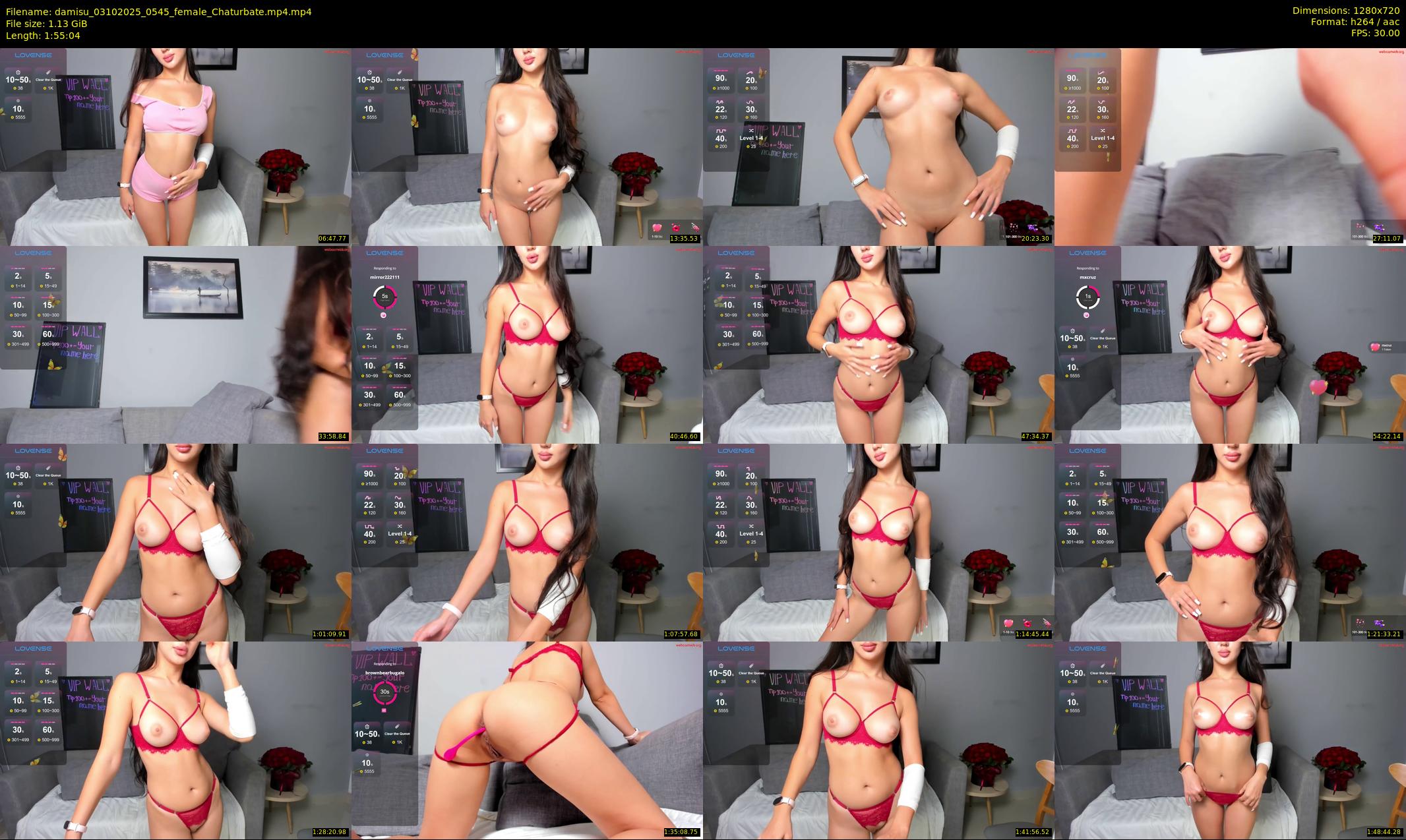damisu — 116 minute Chaturbate female cam show recording, 720p, Oct 3, 2025