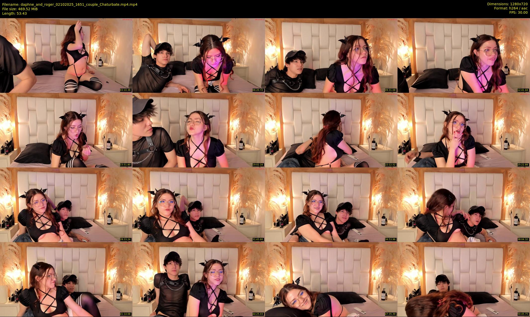 daphne_and_roger — 54 minute Chaturbate couple cam show recording, 720p, Oct 2, 2025