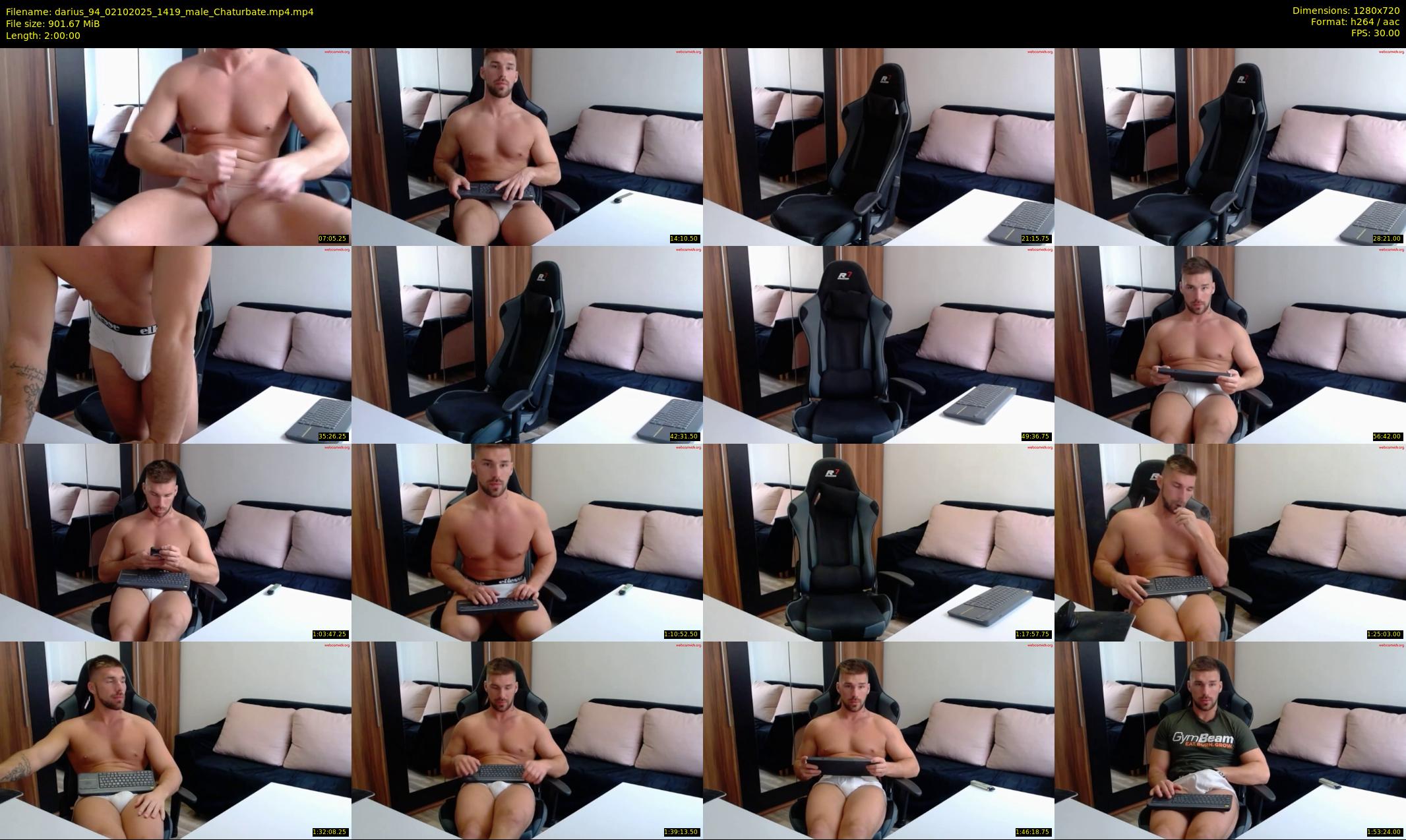 darius_94 — 120 minute Chaturbate male cam show recording, 720p, Oct 2, 2025