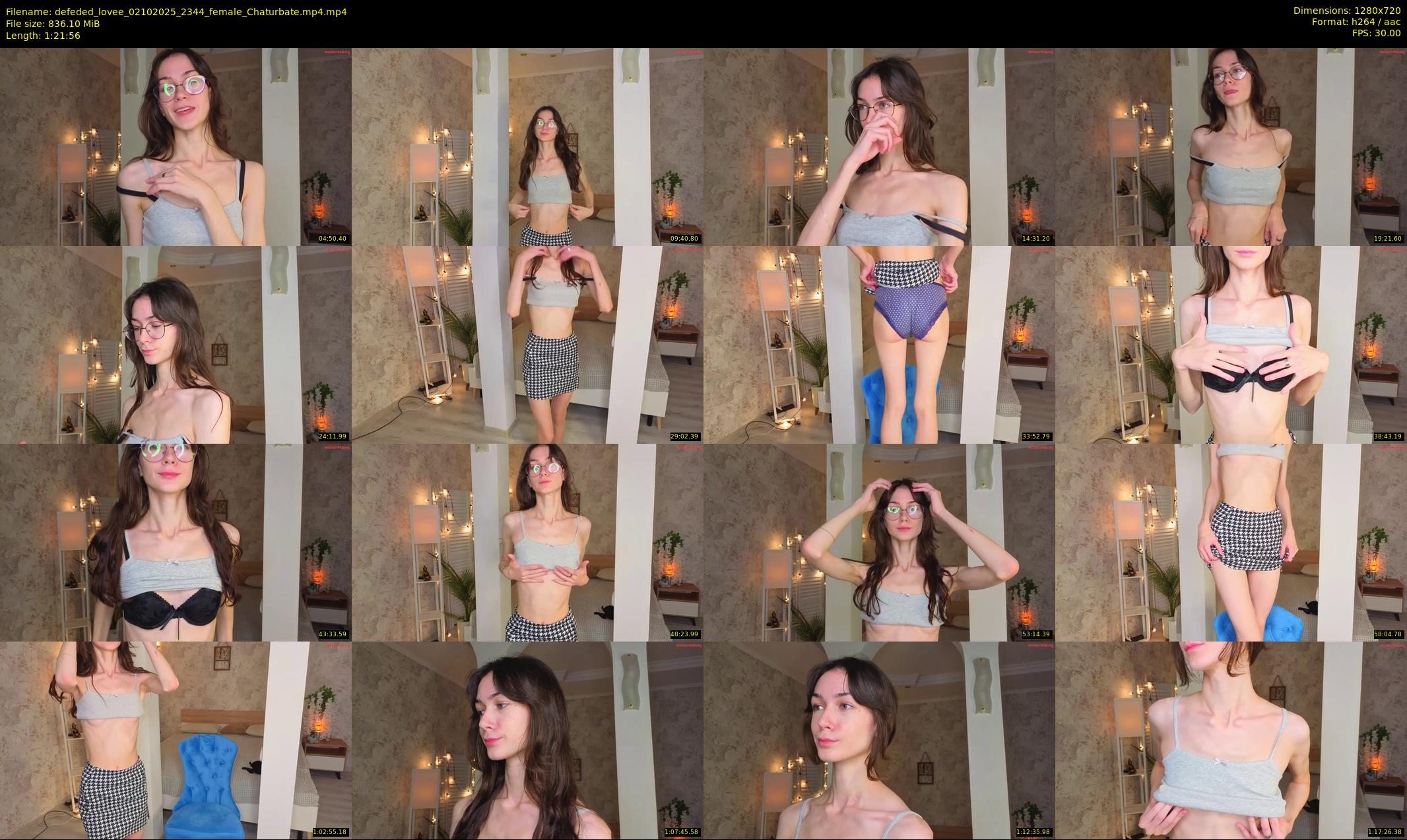 defeded_lovee — 82 minute Chaturbate female cam show recording, 720p, Oct 2, 2025