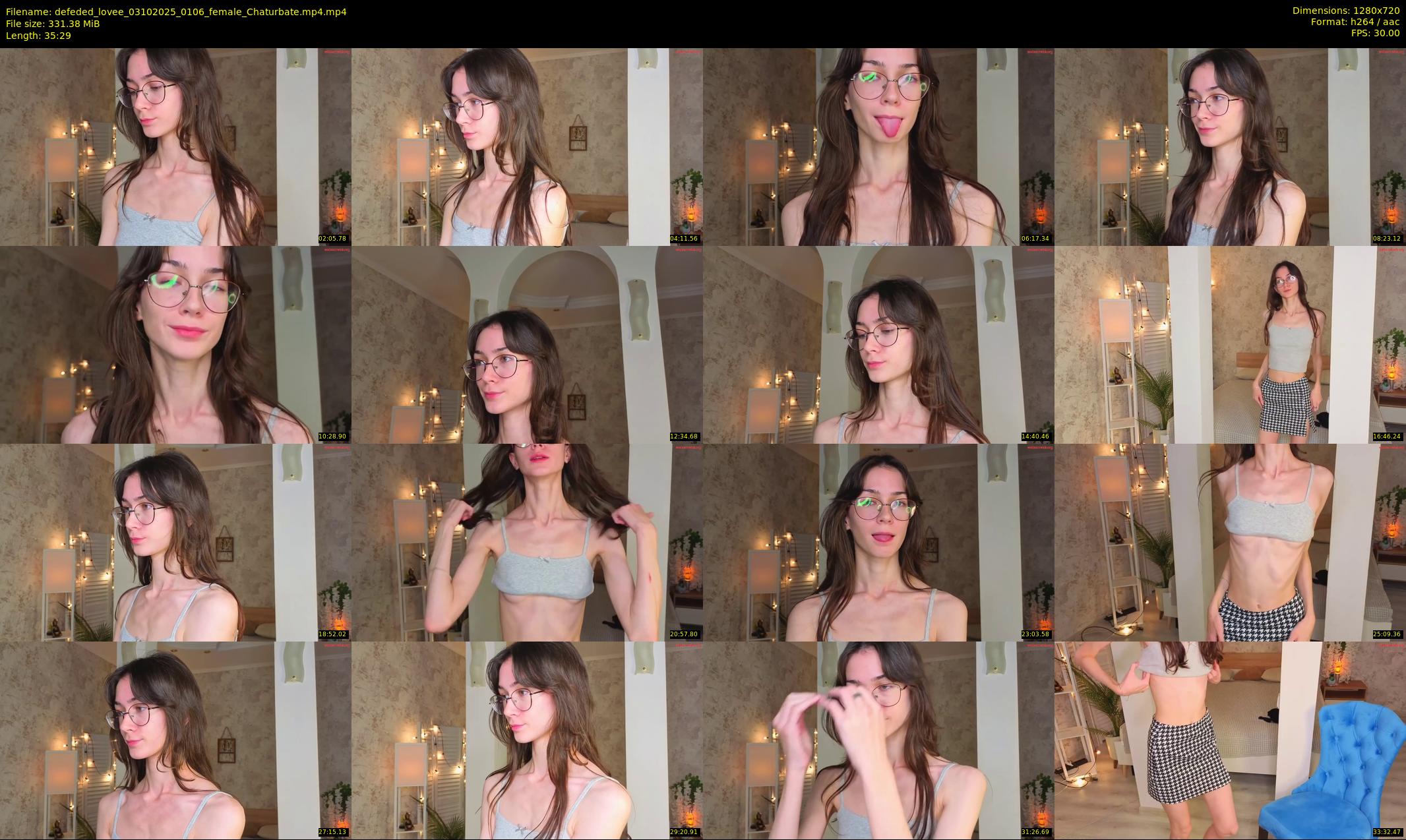 defeded_lovee — 36 minute Chaturbate female cam show recording, 720p, Oct 3, 2025