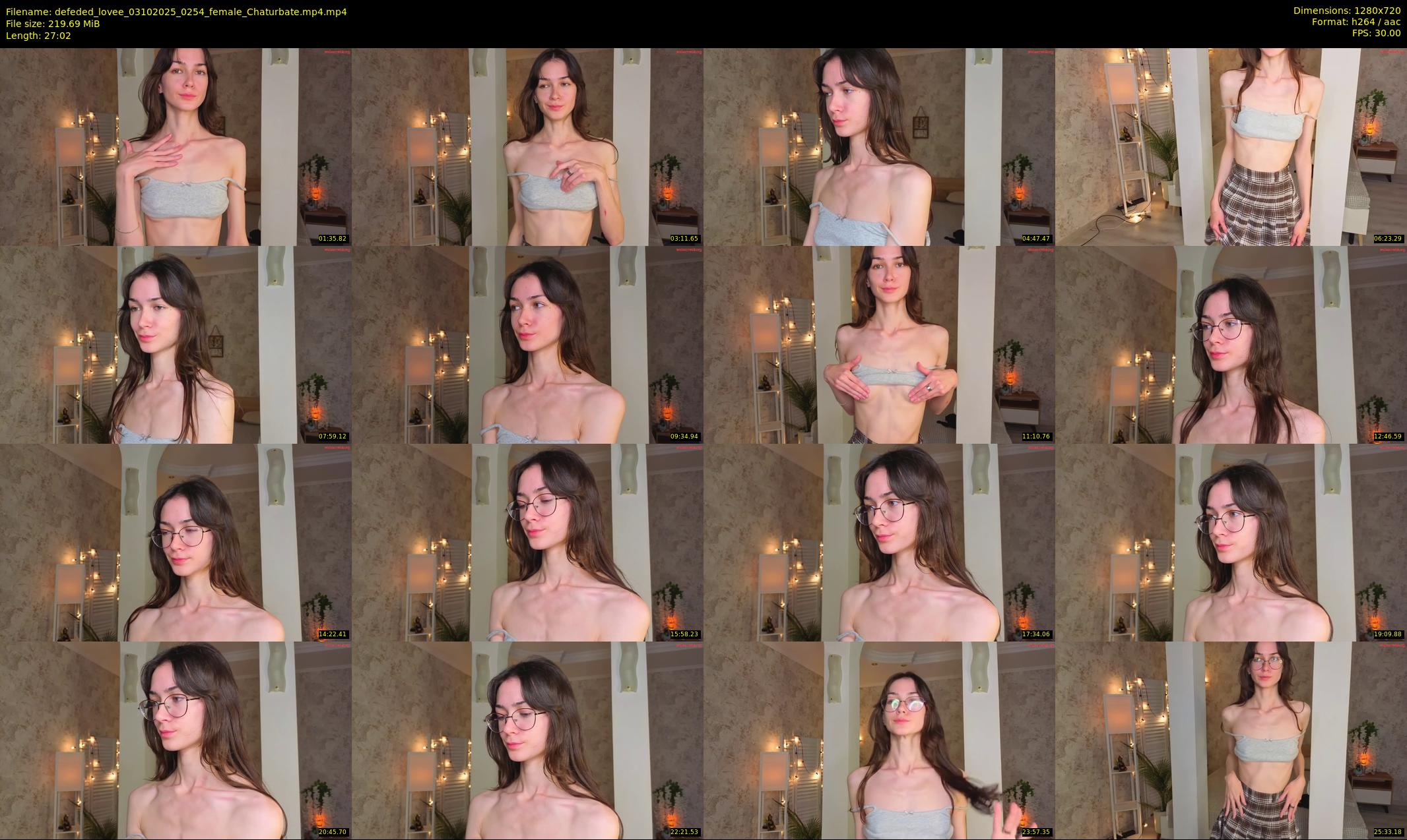 defeded_lovee — 28 minute Chaturbate female cam show recording, 720p, Oct 3, 2025