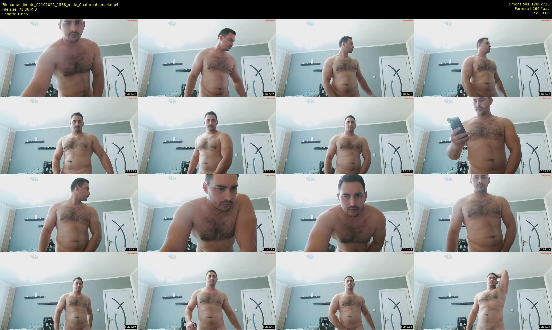 djmute — 11 minute Chaturbate male cam show recording, 720p, Oct 2, 2025
