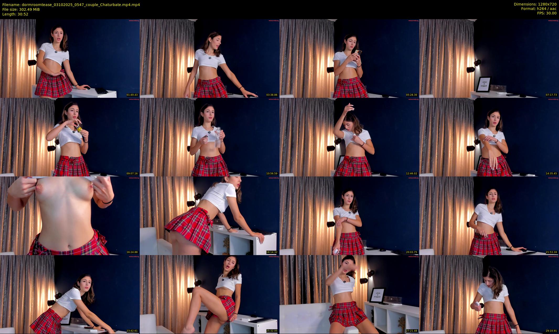 dormroomtease — 31 minute Chaturbate female cam show recording, 720p, Oct 3, 2025