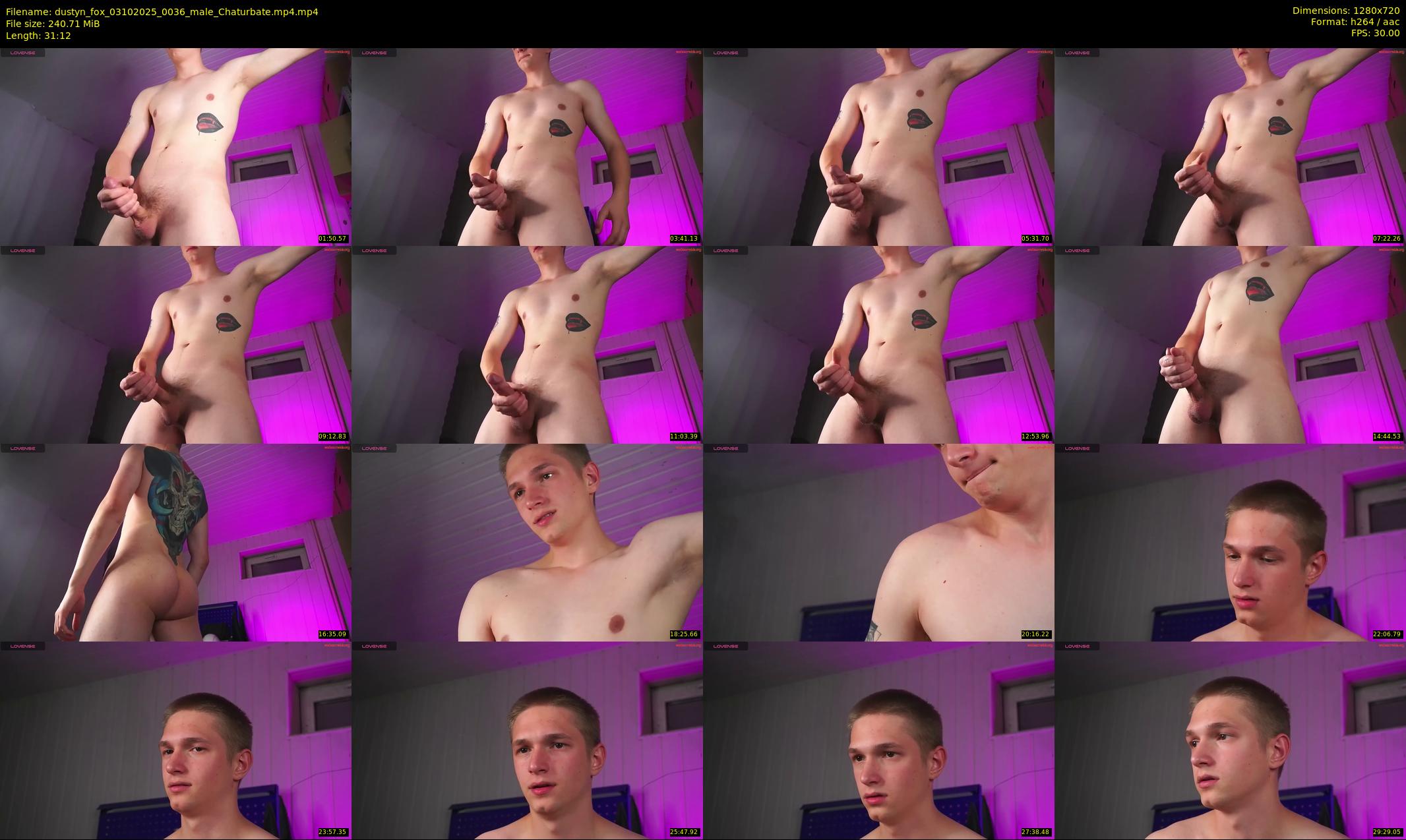 dustyn_fox — 32 minute Chaturbate male cam show recording, 720p, Oct 3, 2025