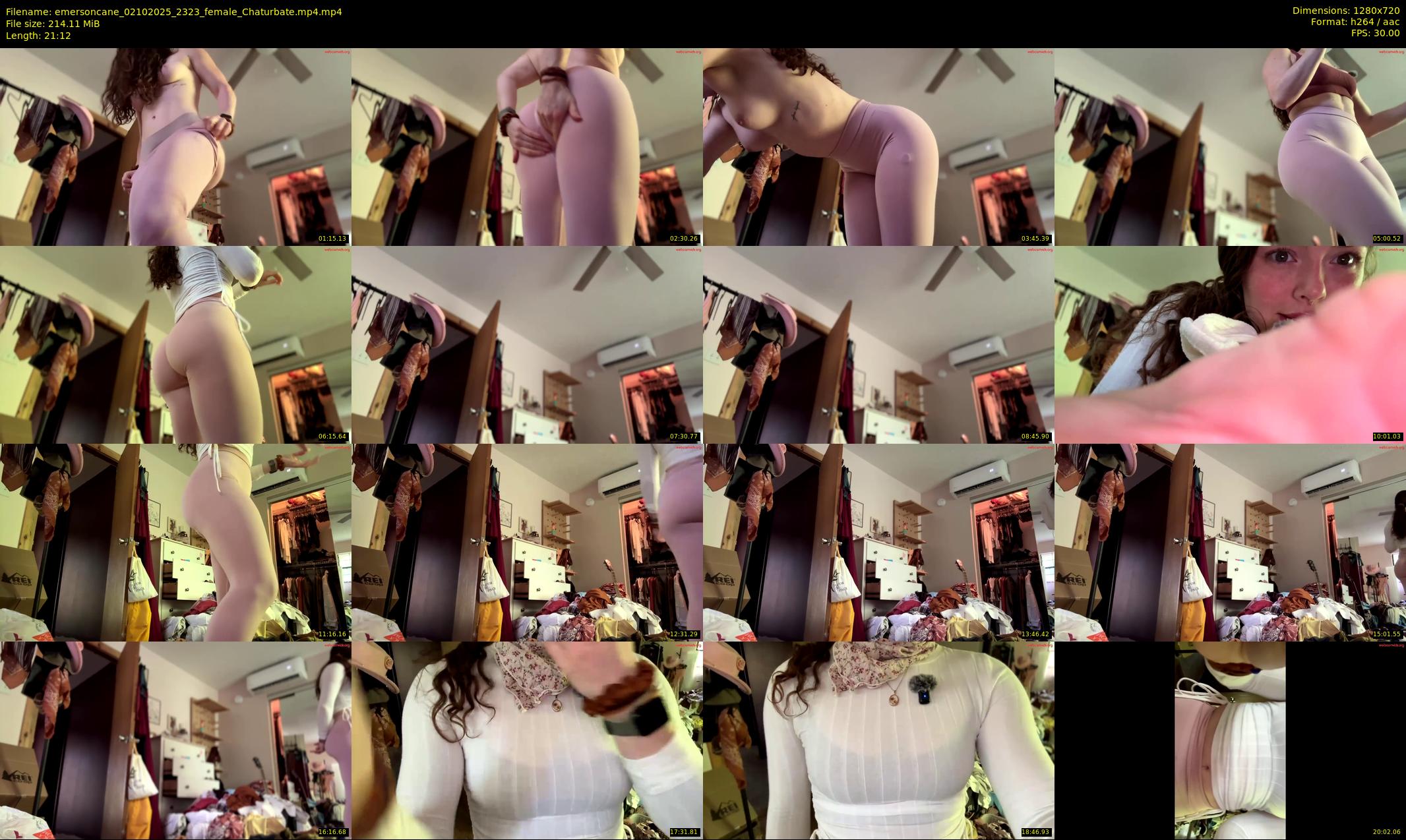 emersoncane — 22 minute Chaturbate female cam show recording, 720p, Oct 2, 2025