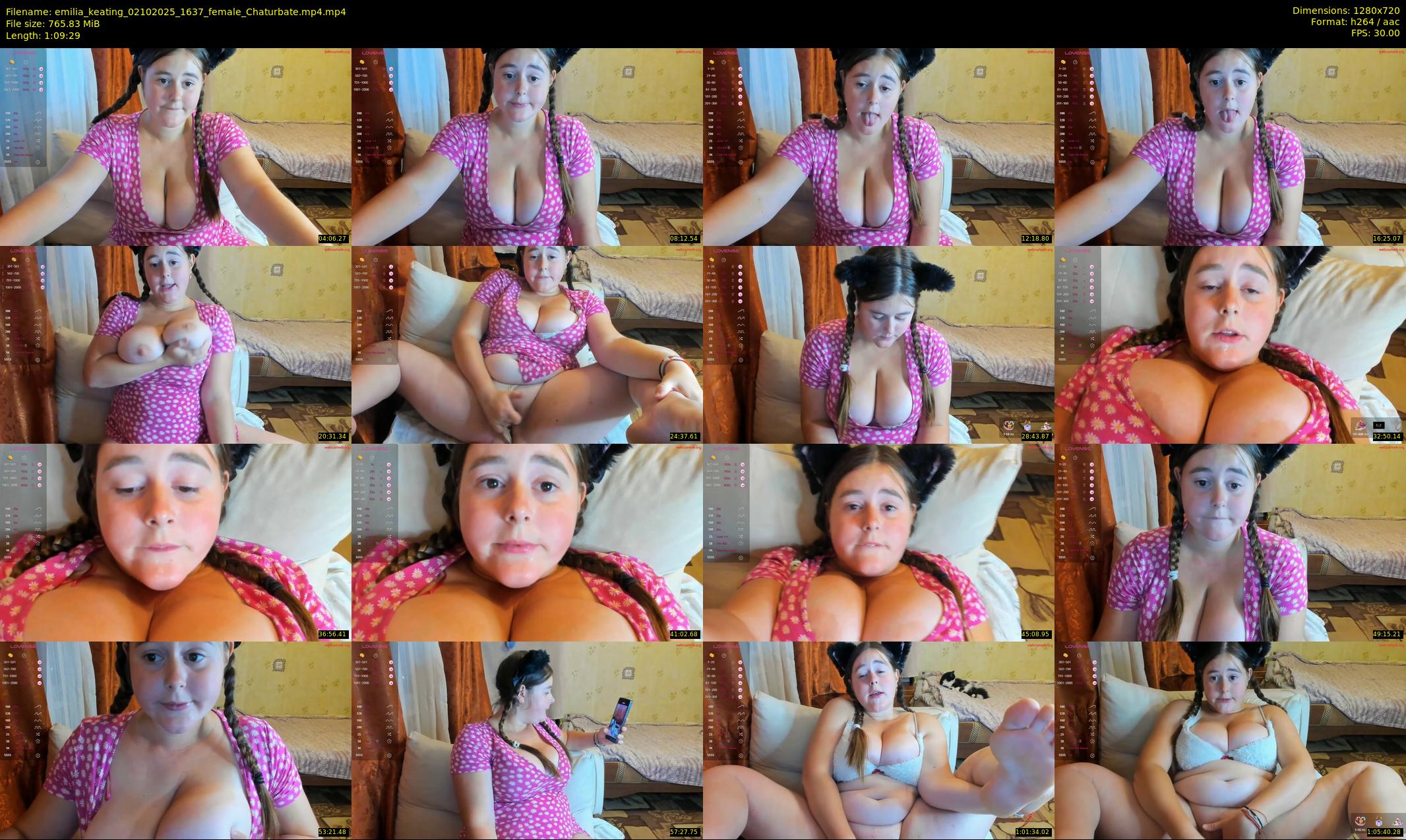 emilia_keating — 70 minute Chaturbate female cam show recording, 720p, Oct 2, 2025