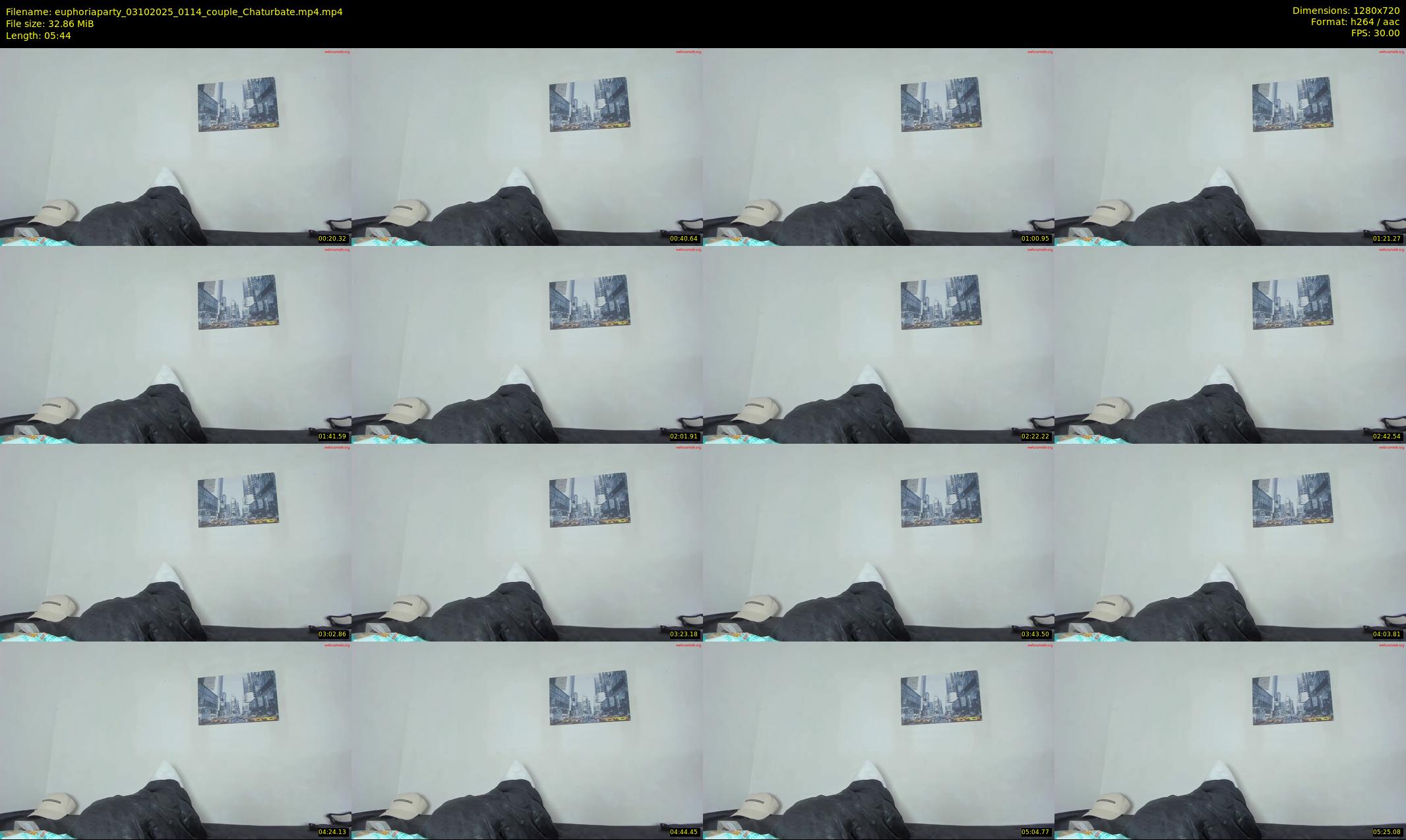 euphoriaparty — 6 minute Chaturbate couple cam show recording, 720p, Oct 3, 2025