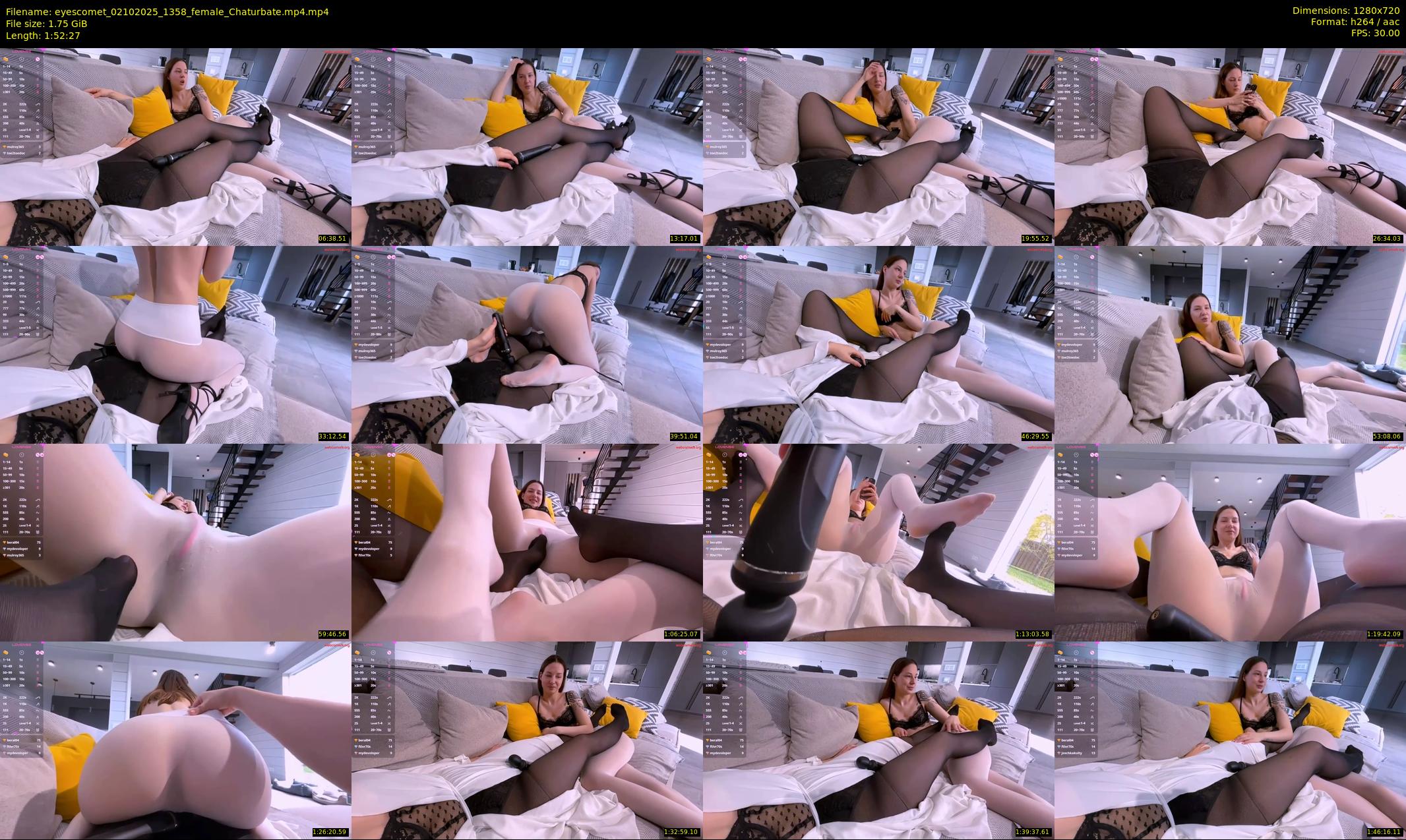 eyescomet — 113 minute Chaturbate female cam show recording, 720p, Oct 2, 2025