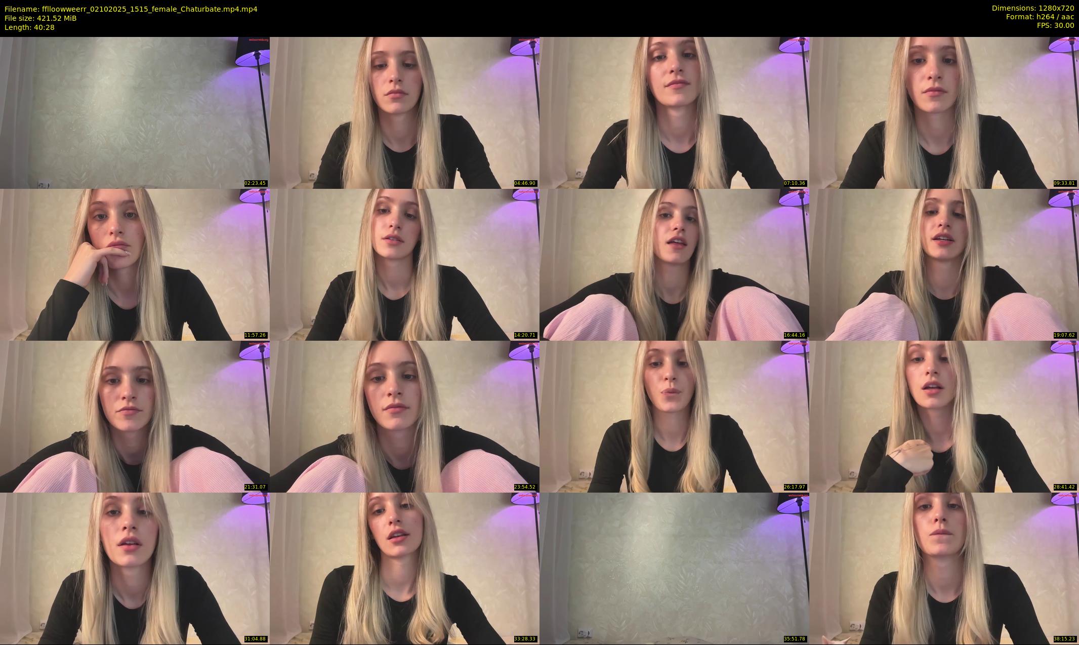 fflloowweerr — 41 minute Chaturbate couple cam show recording, 720p, Oct 2, 2025
