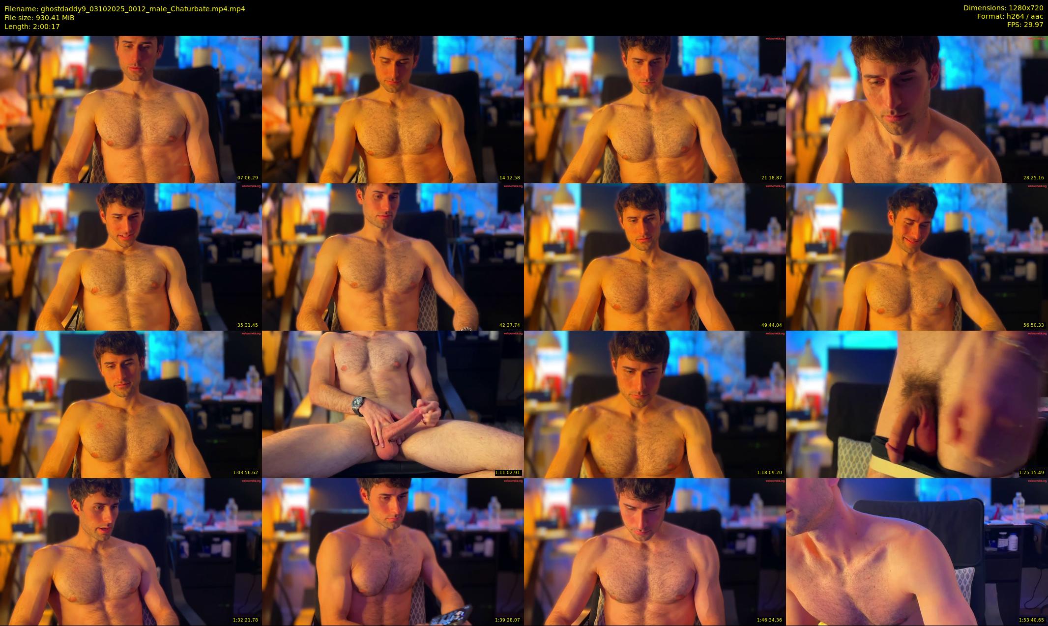 ghostdaddy9 — 121 minute Chaturbate male cam show recording, 720p, Oct 3, 2025