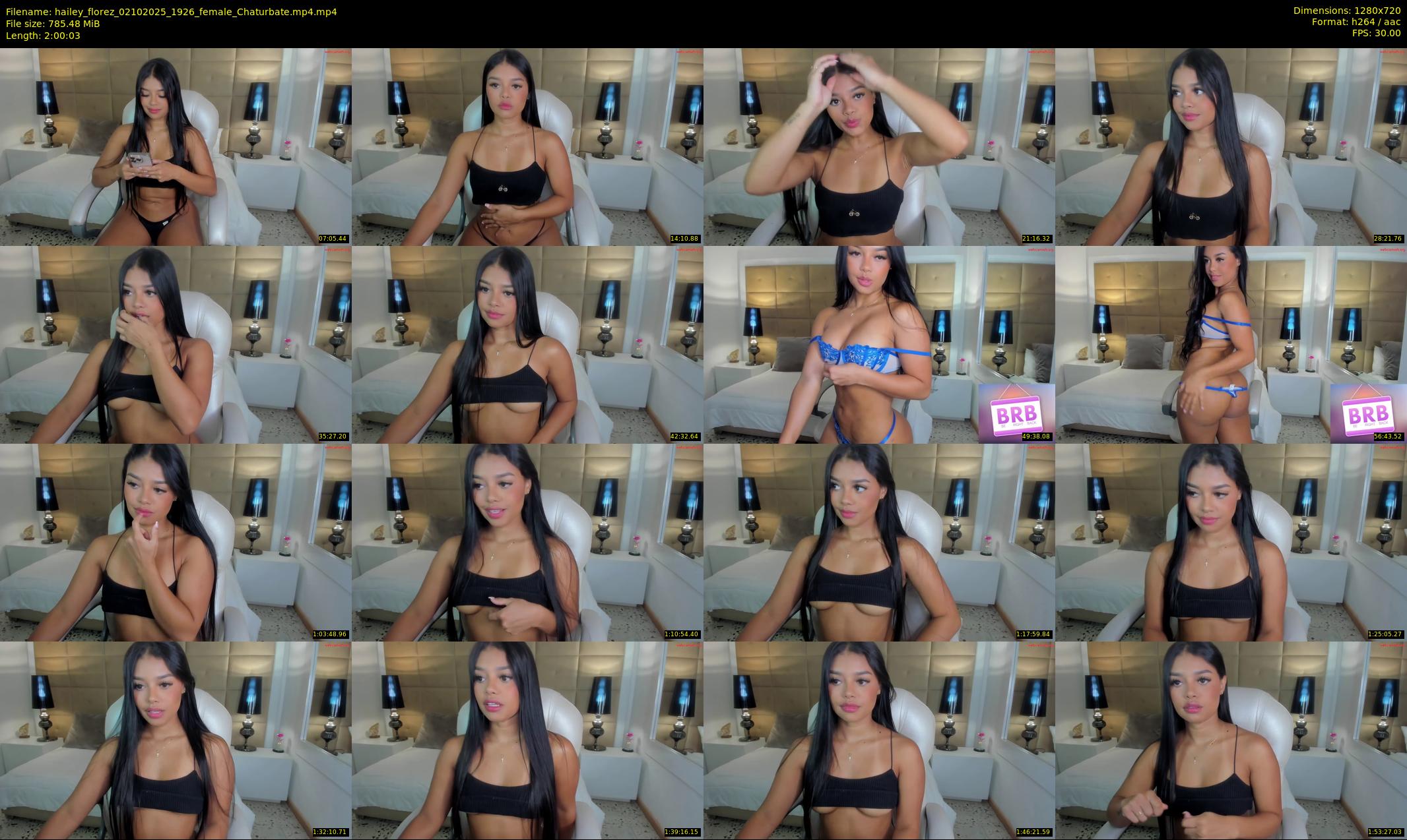 hailey_florez — 121 minute Chaturbate female cam show recording, 720p, Oct 2, 2025
