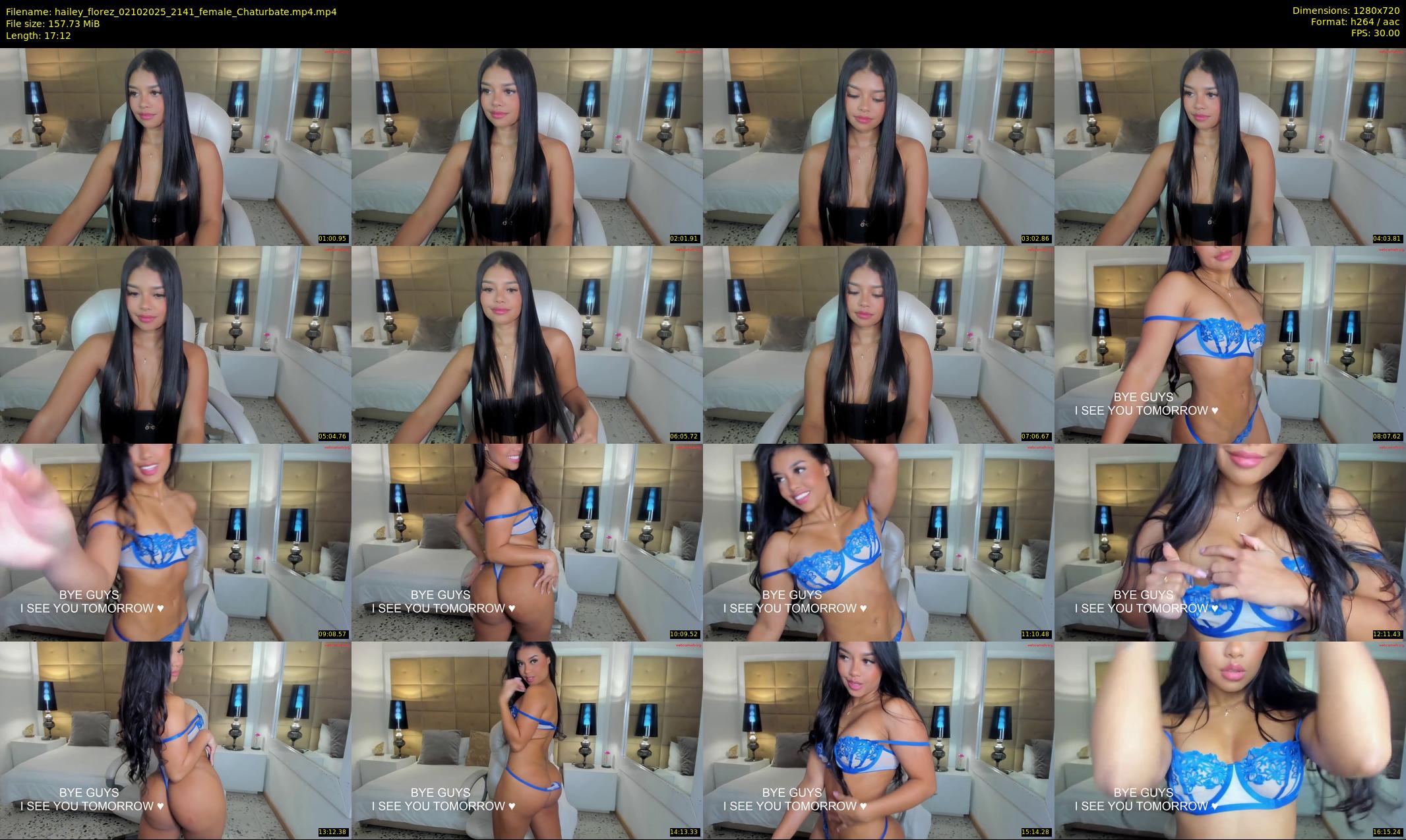 hailey_florez — 18 minute Chaturbate female cam show recording, 720p, Oct 2, 2025