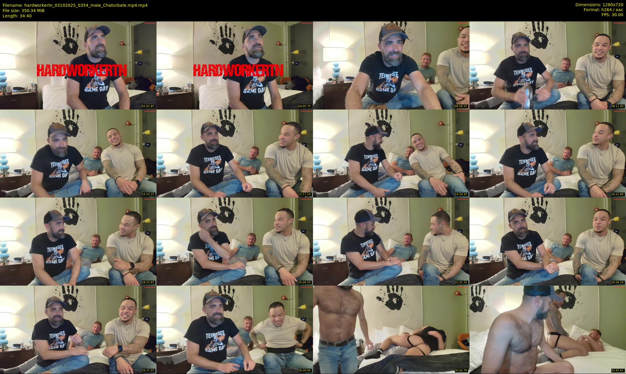 hardworkertn — 35 minute Chaturbate male cam show recording, 720p, Oct 3, 2025
