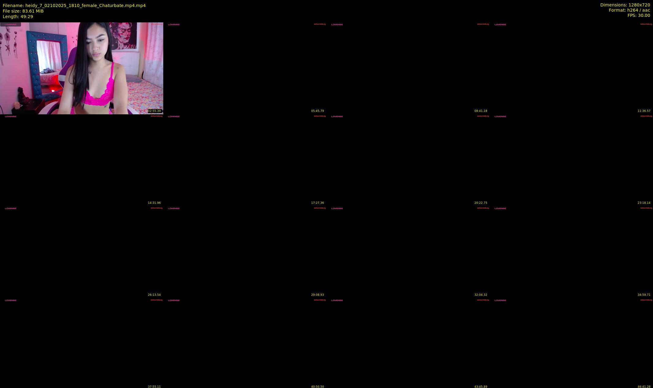 heidy_7 — 50 minute Chaturbate female cam show recording, 720p, Oct 2, 2025