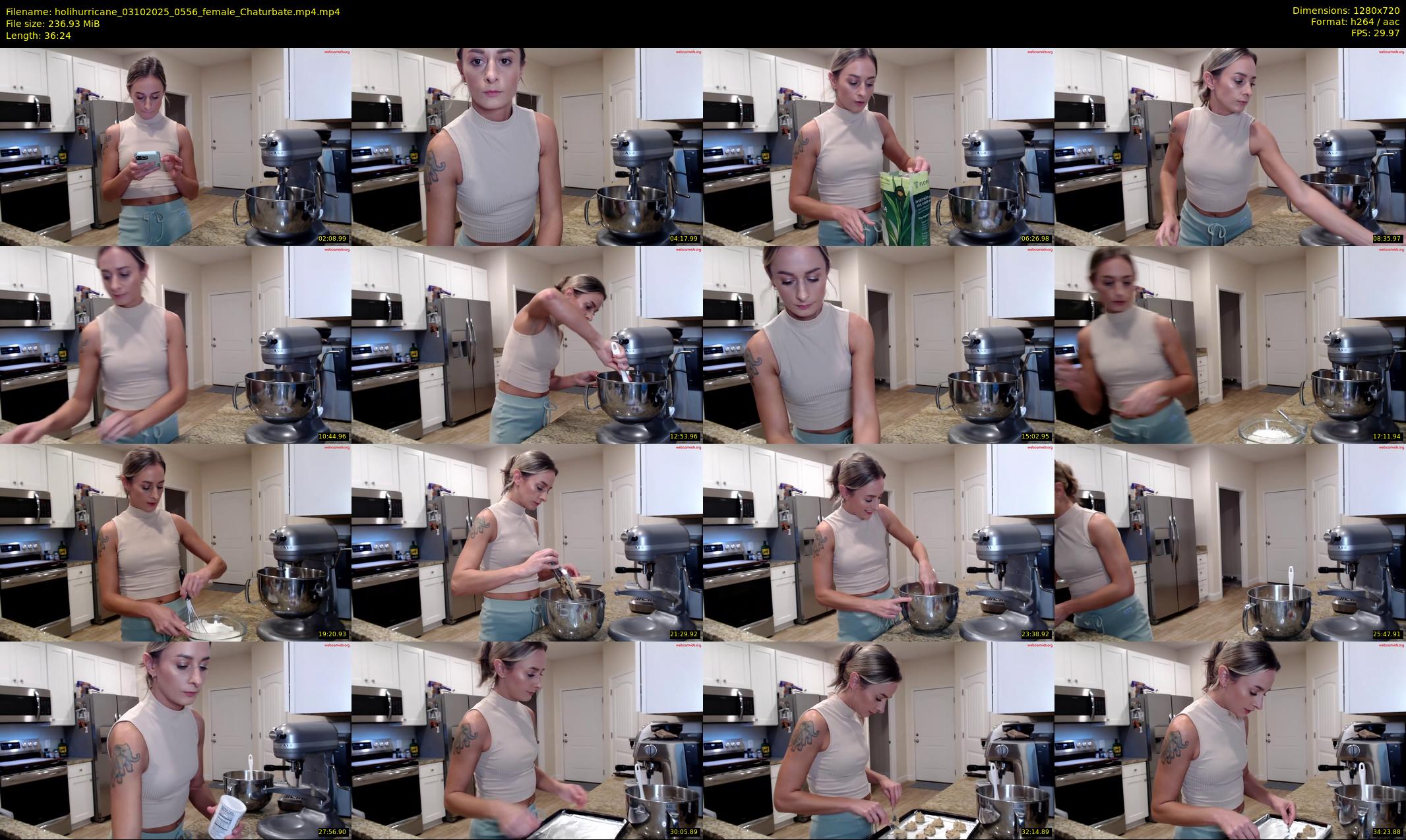 holihurricane — 37 minute Chaturbate female cam show recording, 720p, Oct 3, 2025