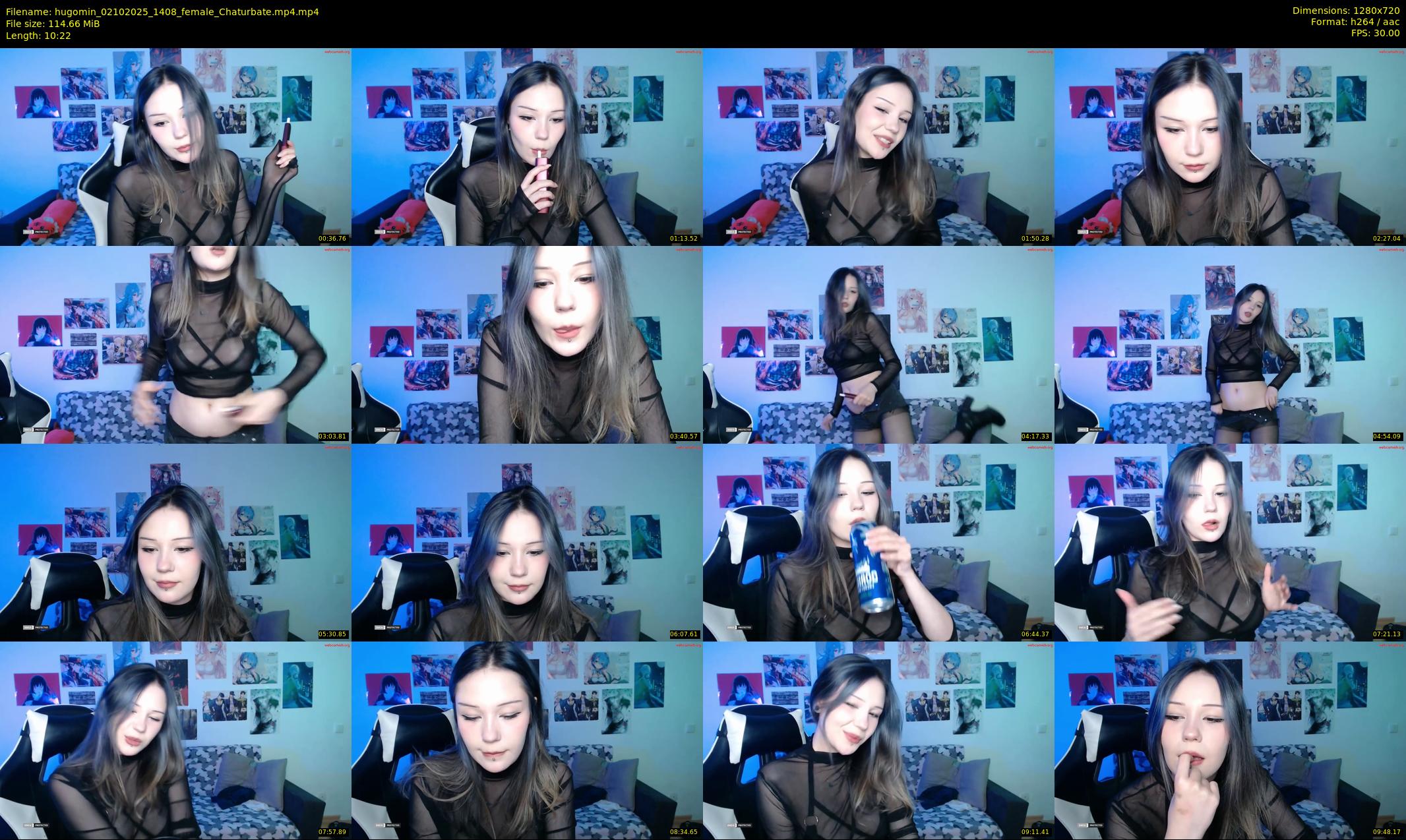 hugomin — 11 minute Chaturbate female cam show recording, 720p, Oct 2, 2025