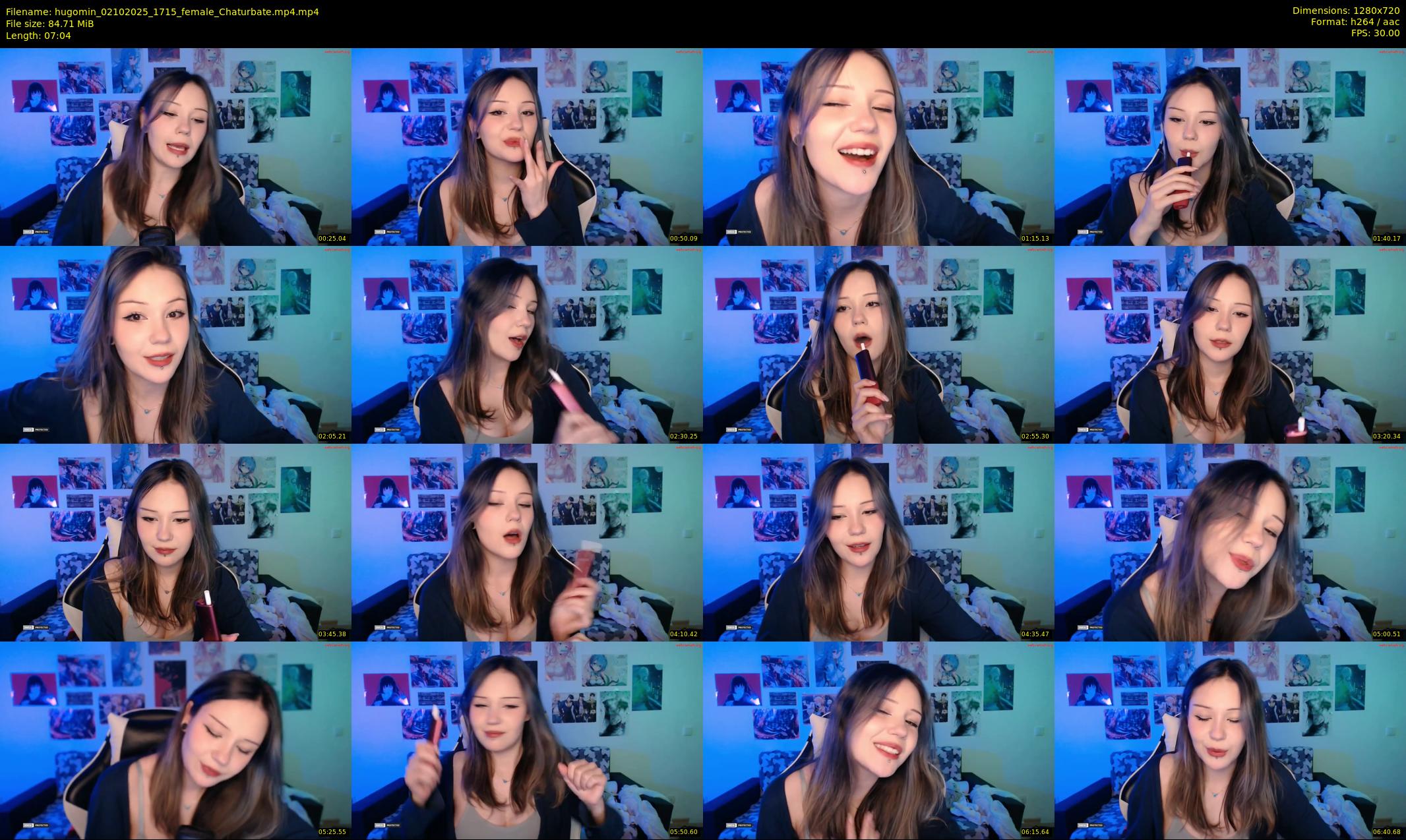 hugomin — 8 minute Chaturbate female cam show recording, 720p, Oct 2, 2025
