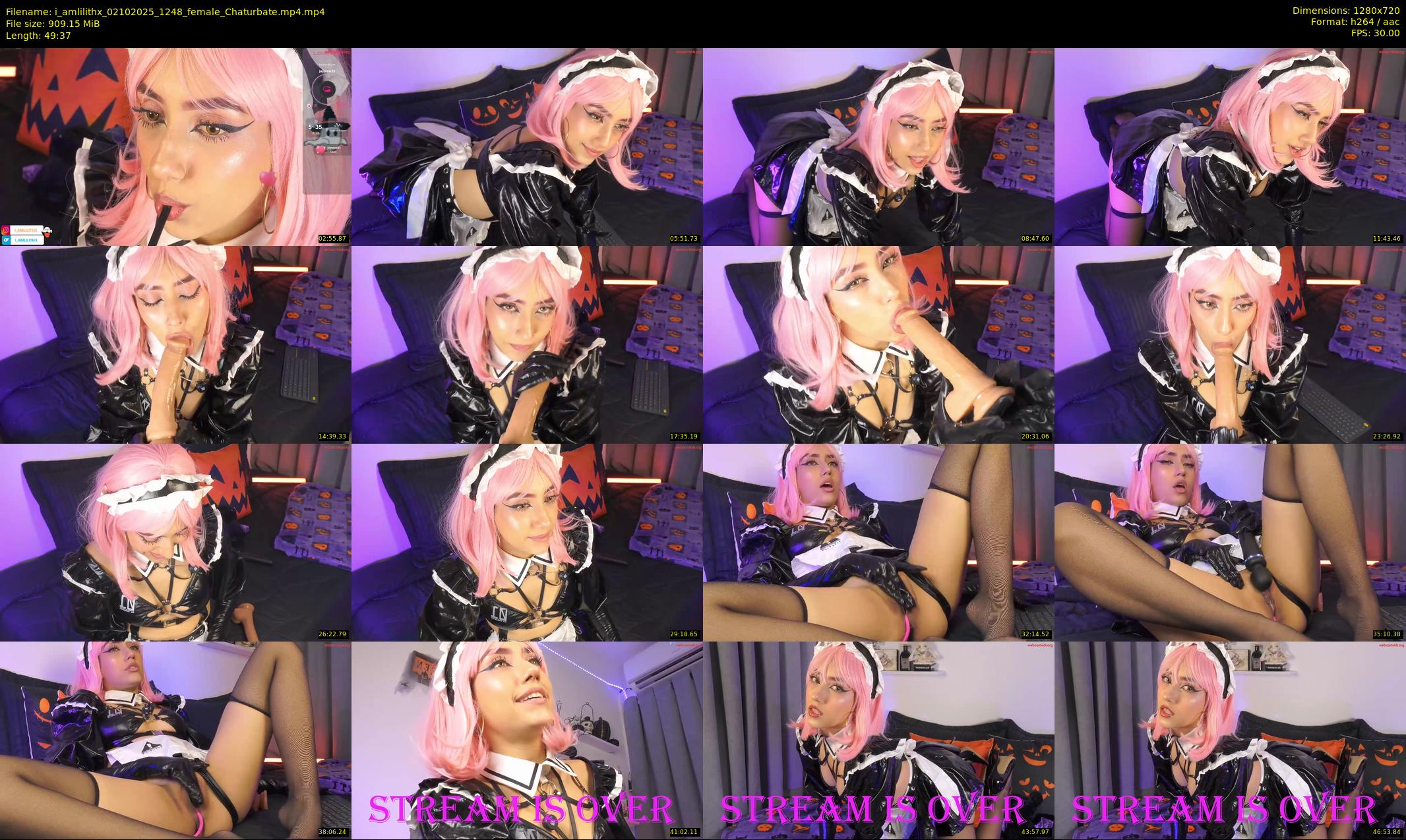 i_amlilithx — 50 minute Chaturbate female cam show recording, 720p, Oct 2, 2025