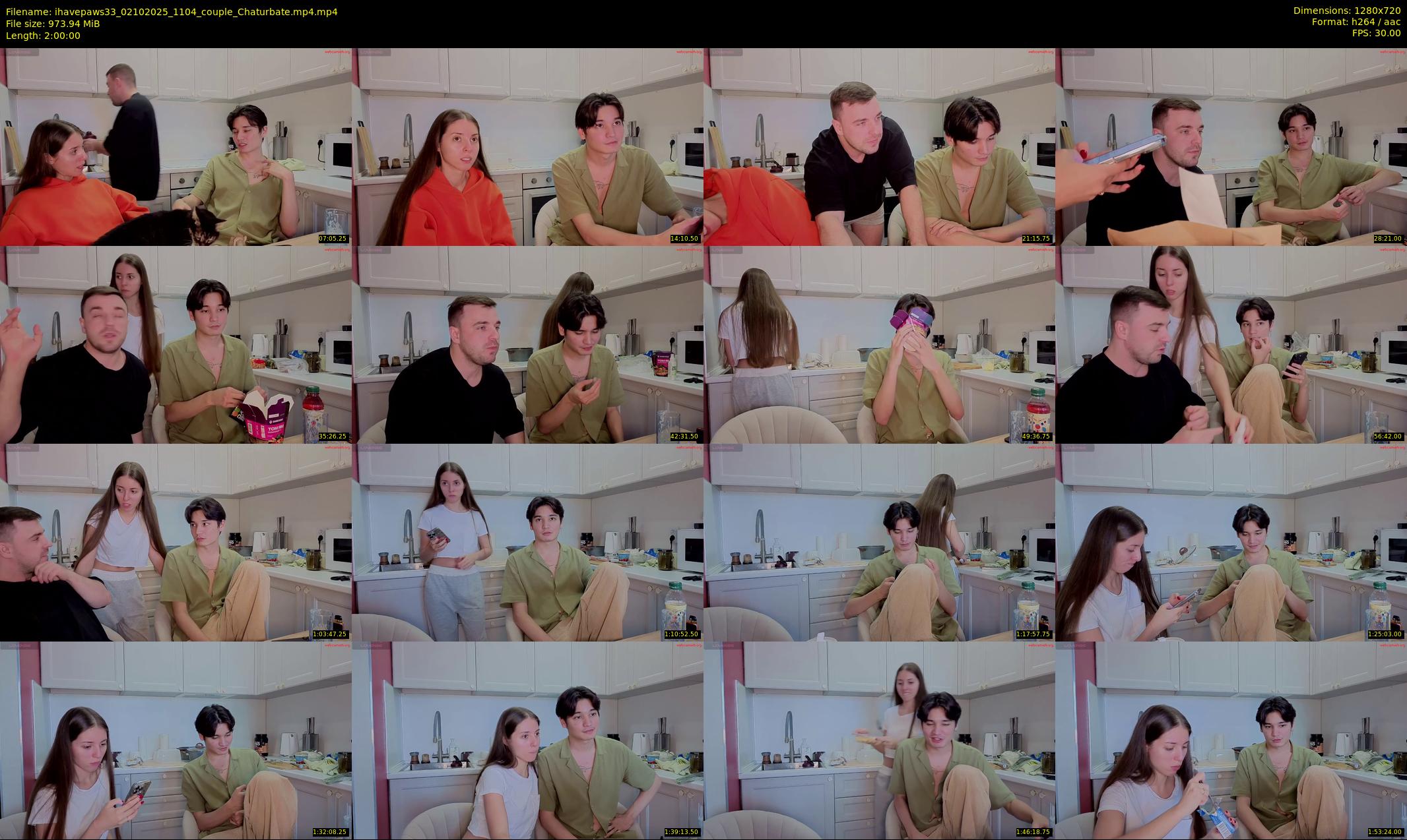 ihavepaws33 — 120 minute Chaturbate couple cam show recording, 720p, Oct 2, 2025
