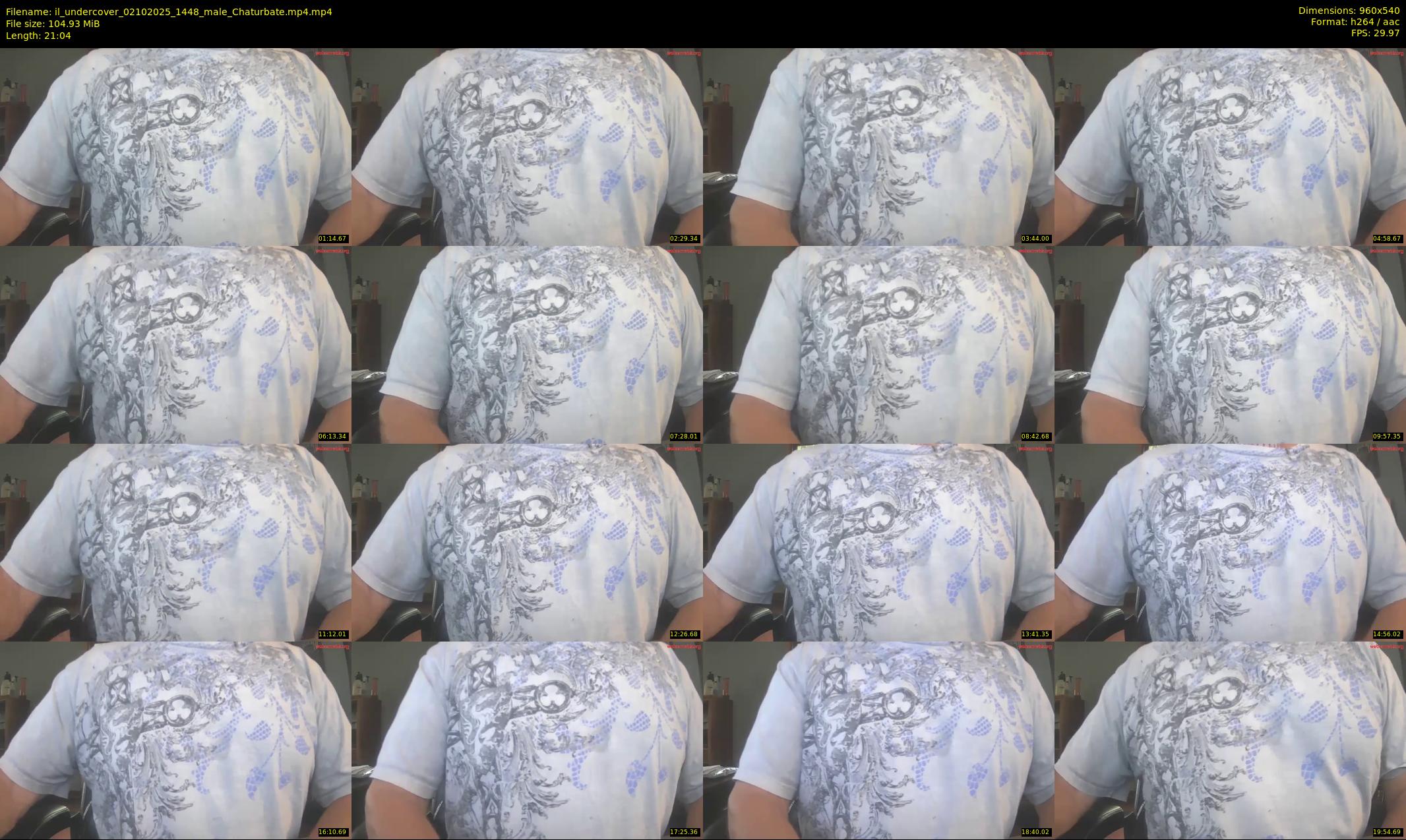 il_undercover — 22 minute Chaturbate male cam show recording, 480p, Oct 2, 2025