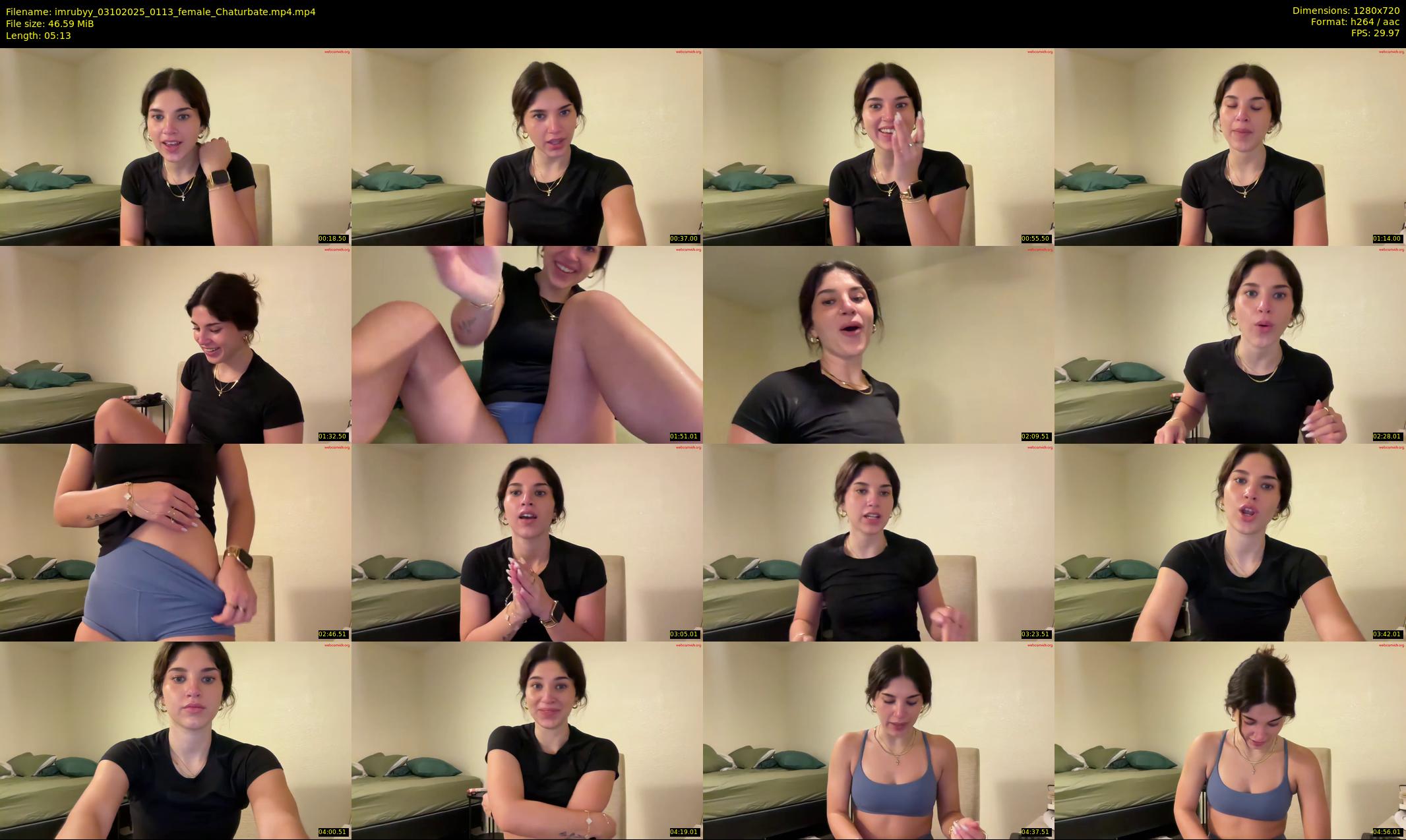 imrubyy — 6 minute Chaturbate female cam show recording, 720p, Oct 3, 2025