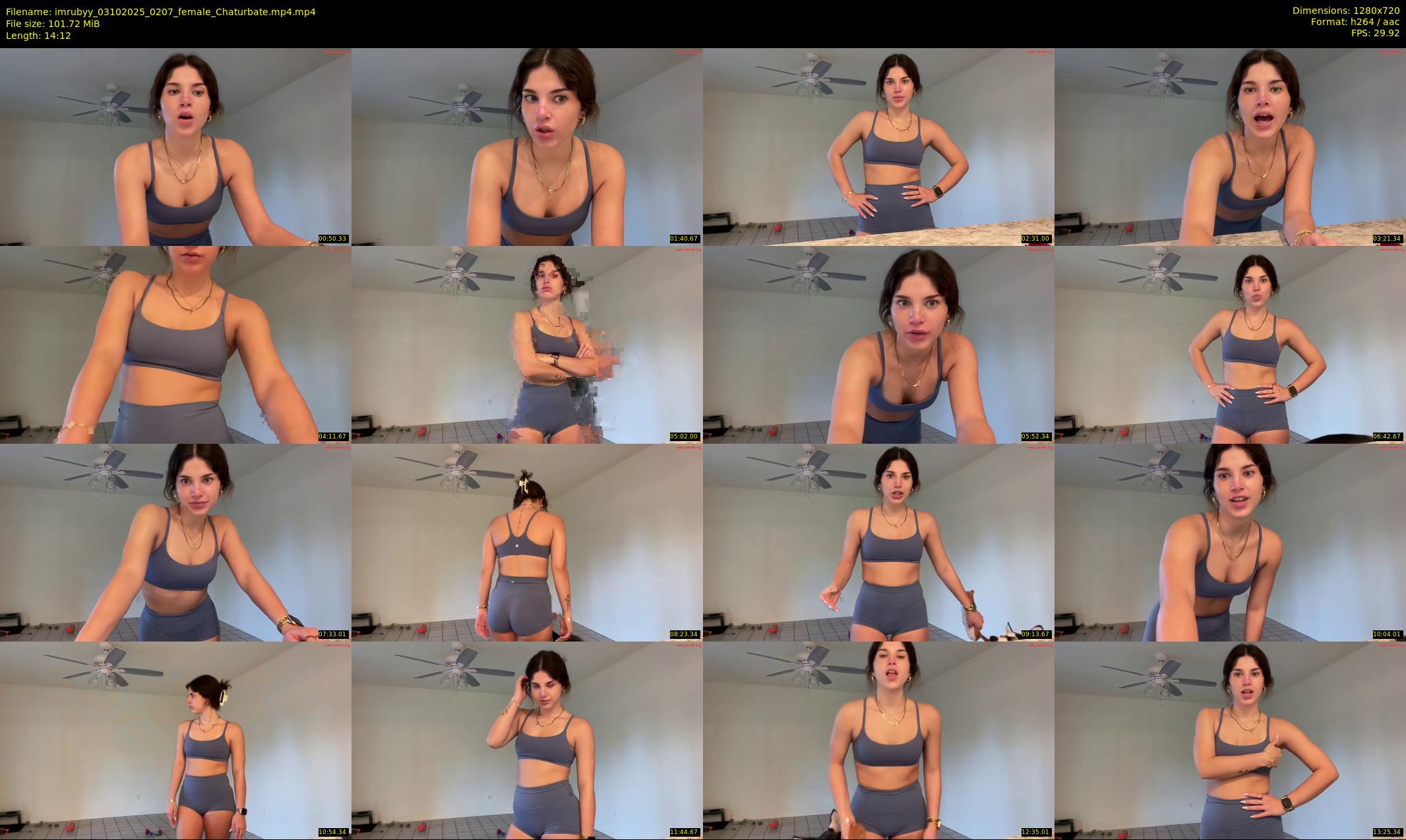imrubyy — 15 minute Chaturbate female cam show recording, 720p, Oct 3, 2025