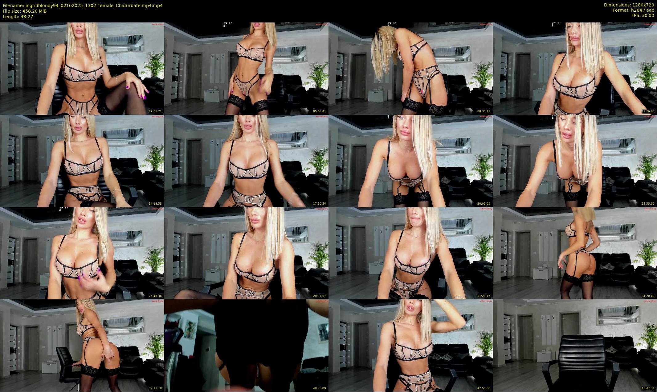 ingridblondy94 — 49 minute Chaturbate female cam show recording, 720p, Oct 2, 2025