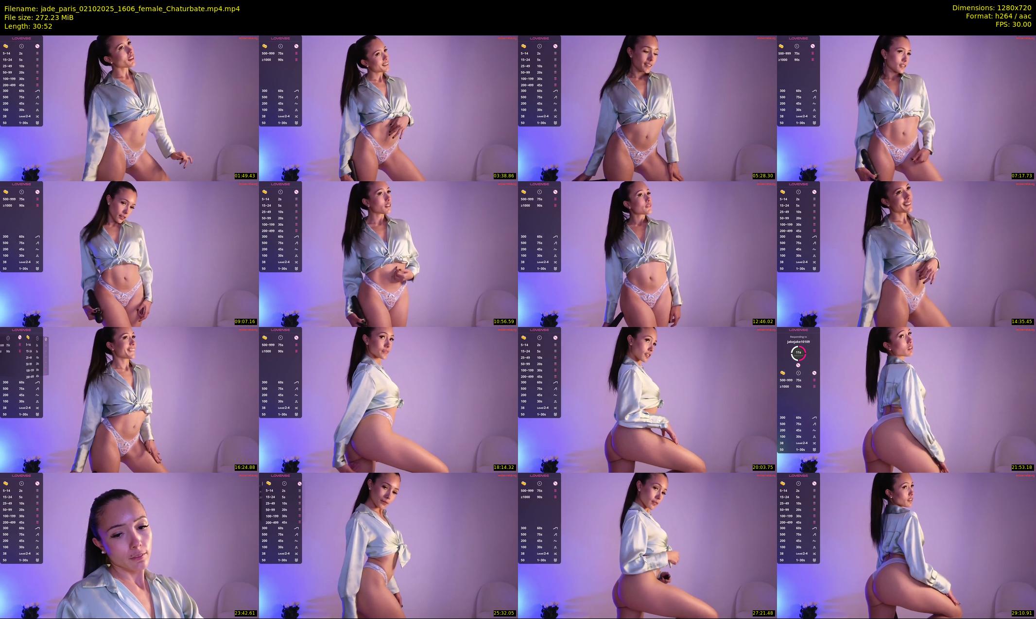 jade_paris — 31 minute Chaturbate female cam show recording, 720p, Oct 2, 2025
