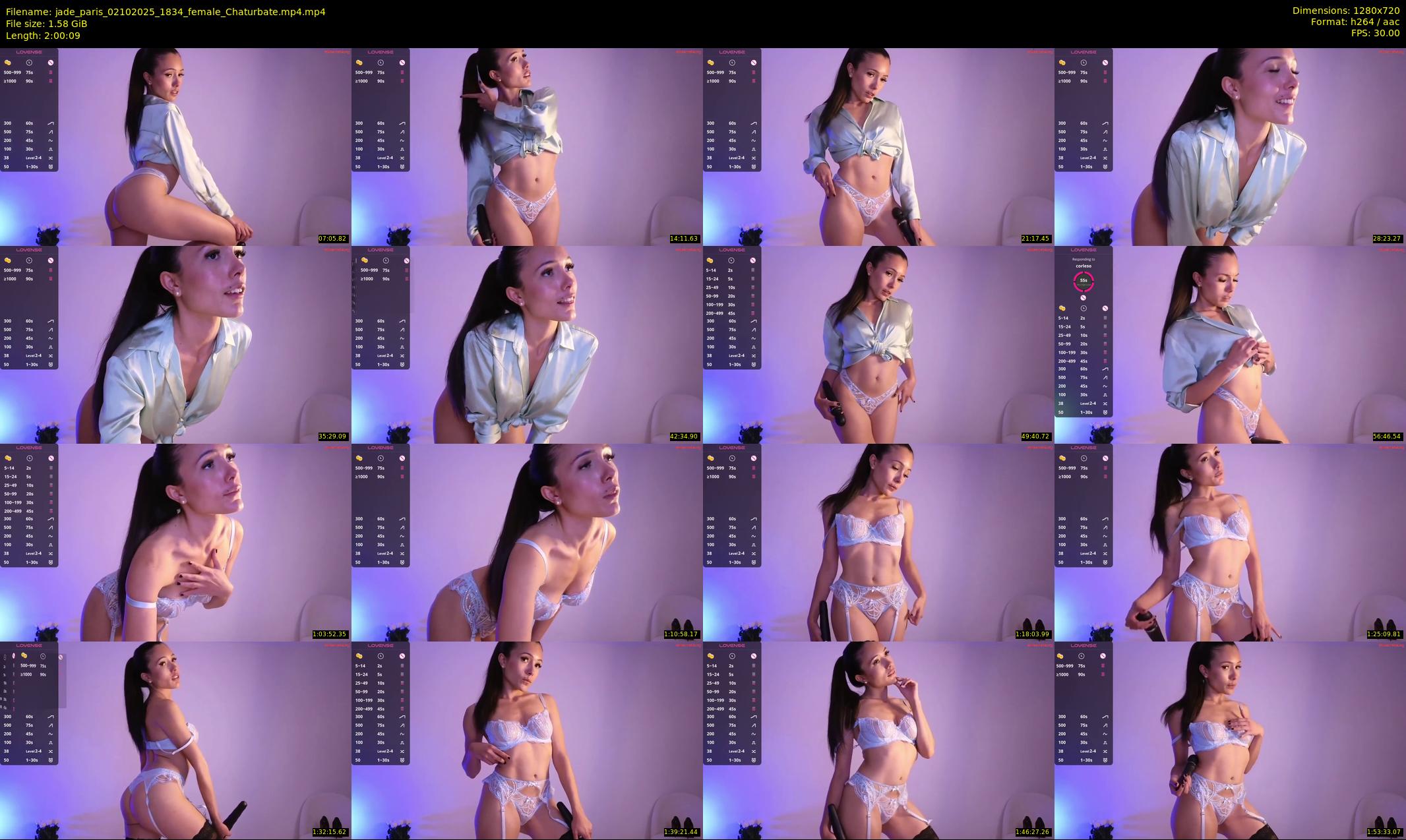 jade_paris — 121 minute Chaturbate female cam show recording, 720p, Oct 2, 2025