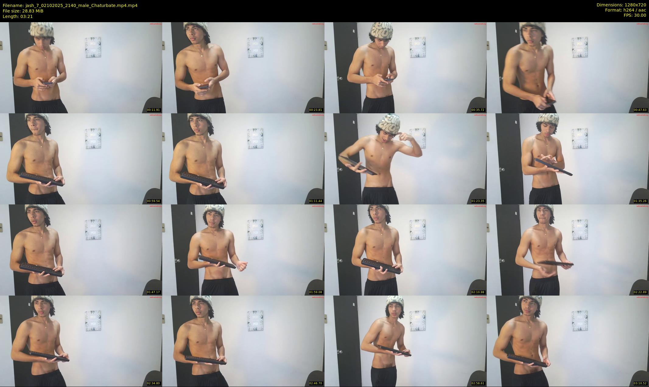 jash_7 — 4 minute Chaturbate male cam show recording, 720p, Oct 2, 2025