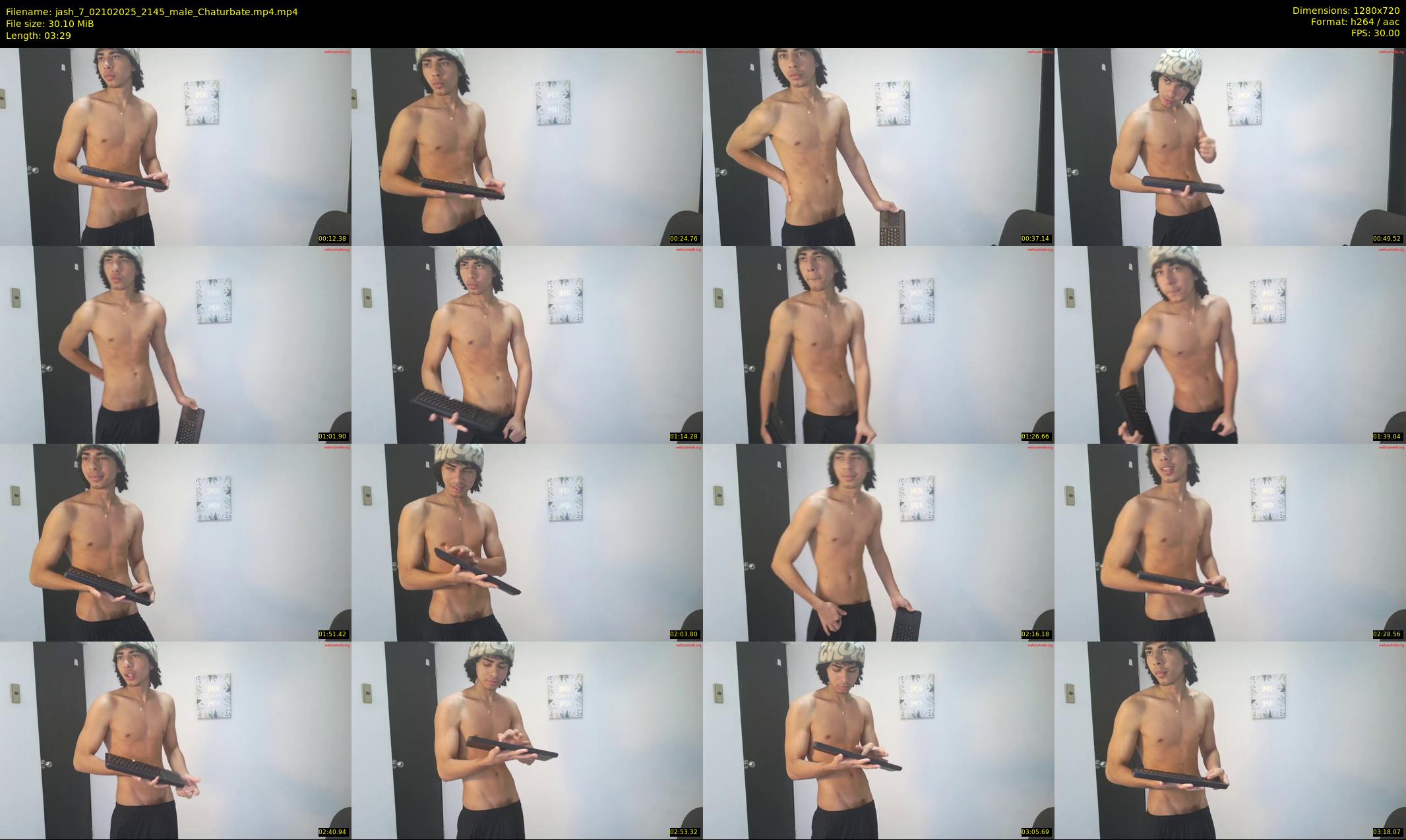 jash_7 — 4 minute Chaturbate male cam show recording, 720p, Oct 2, 2025