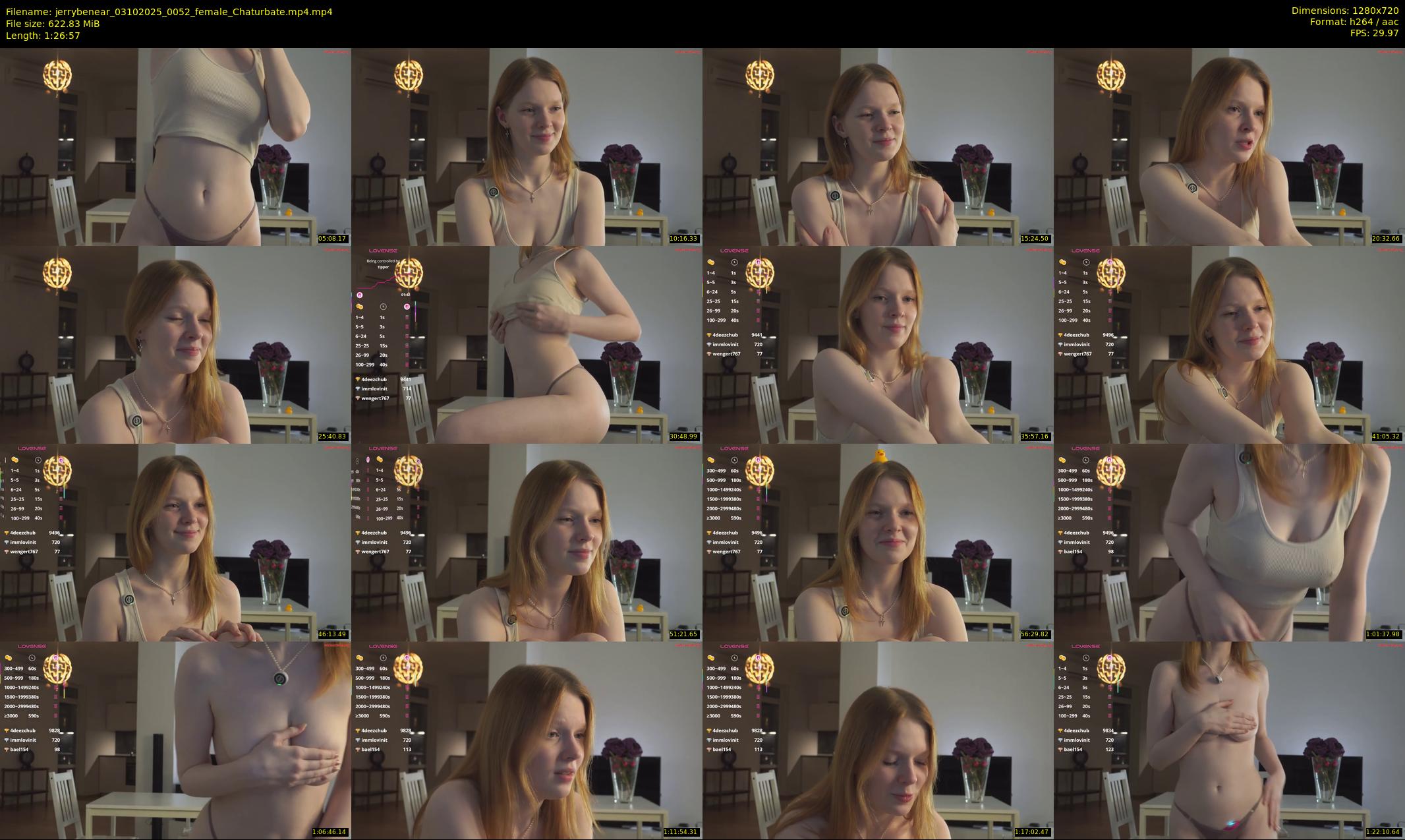 jerrybenear — 87 minute Chaturbate female cam show recording, 720p, Oct 3, 2025