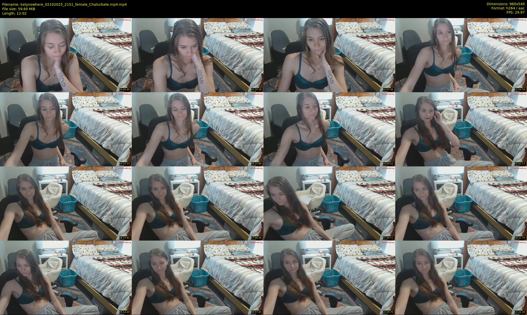 katynowhere — 13 minute Chaturbate female cam show recording, 480p, Oct 2, 2025
