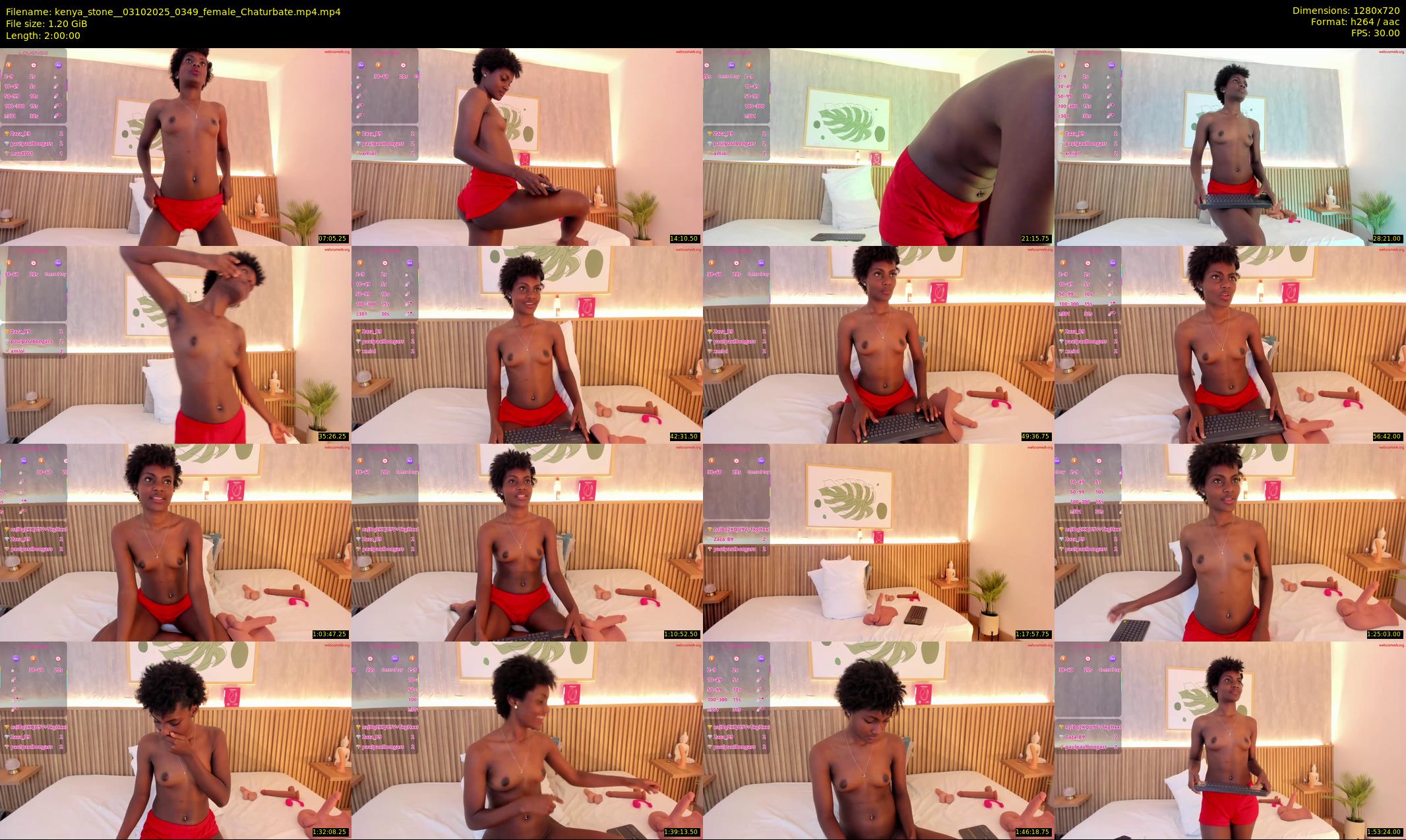 kenya_stone_ — 120 minute Chaturbate female cam show recording, 720p, Oct 3, 2025
