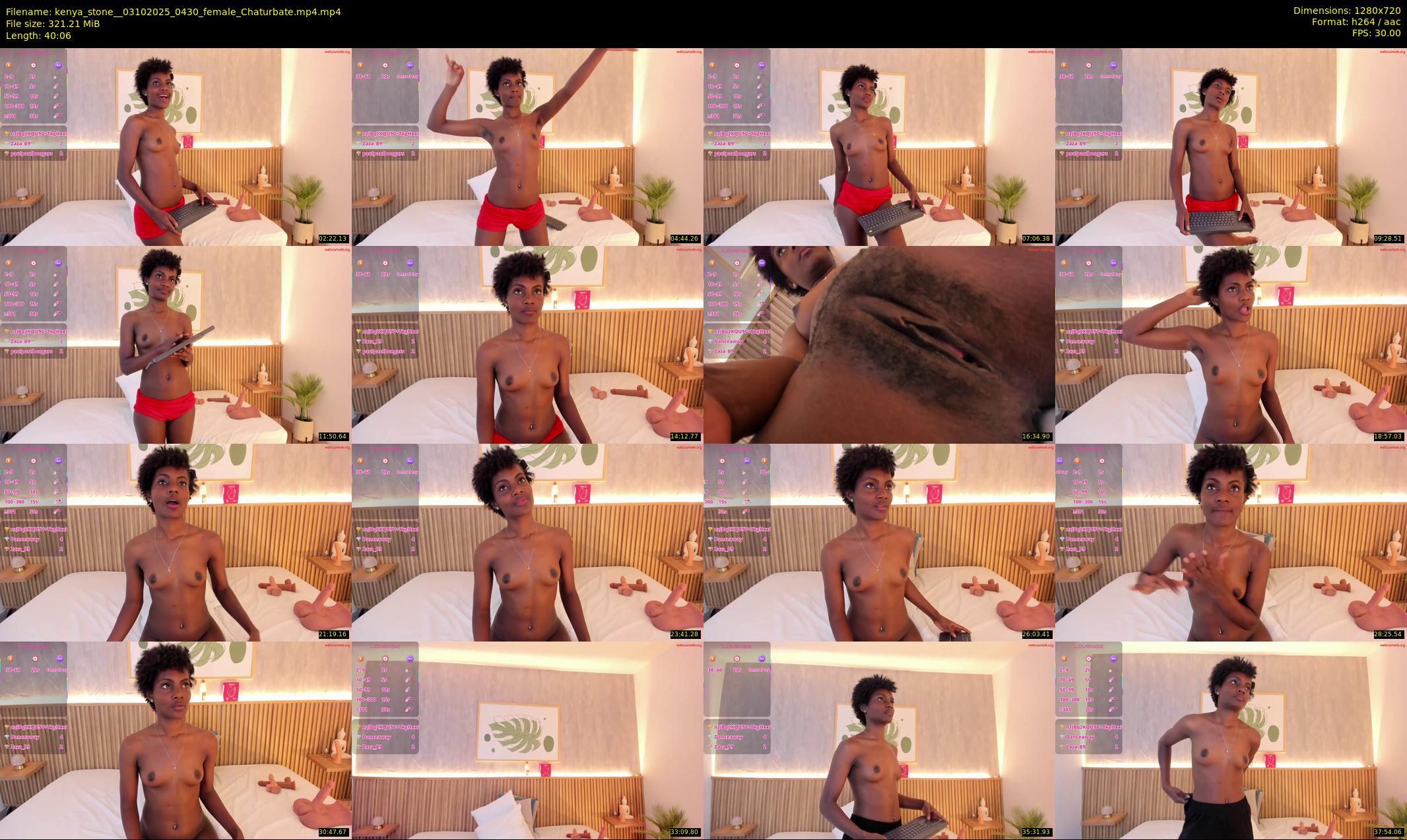 kenya_stone_ — 41 minute Chaturbate female cam show recording, 720p, Oct 3, 2025