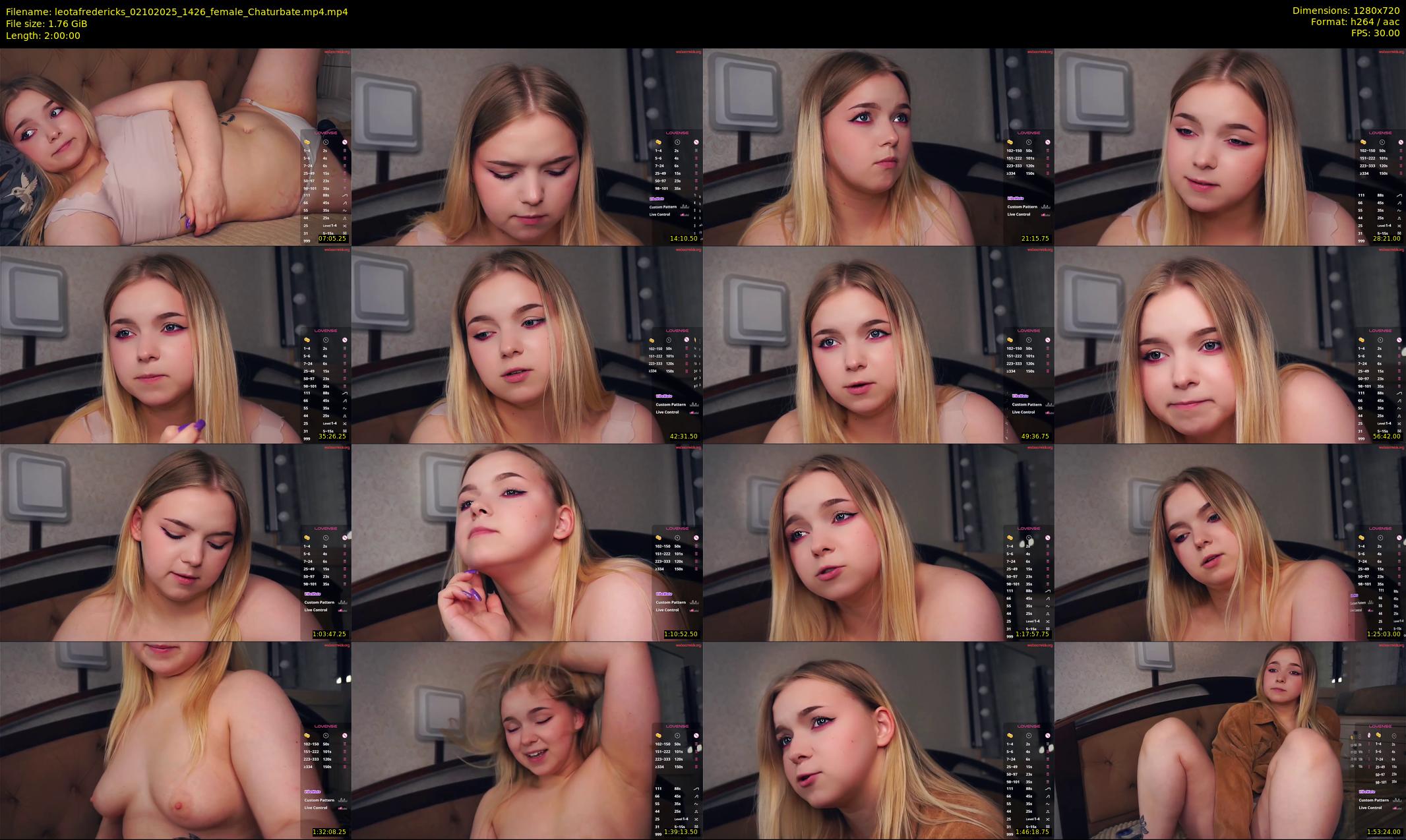 leotafredericks — 120 minute Chaturbate female cam show recording, 720p, Oct 2, 2025