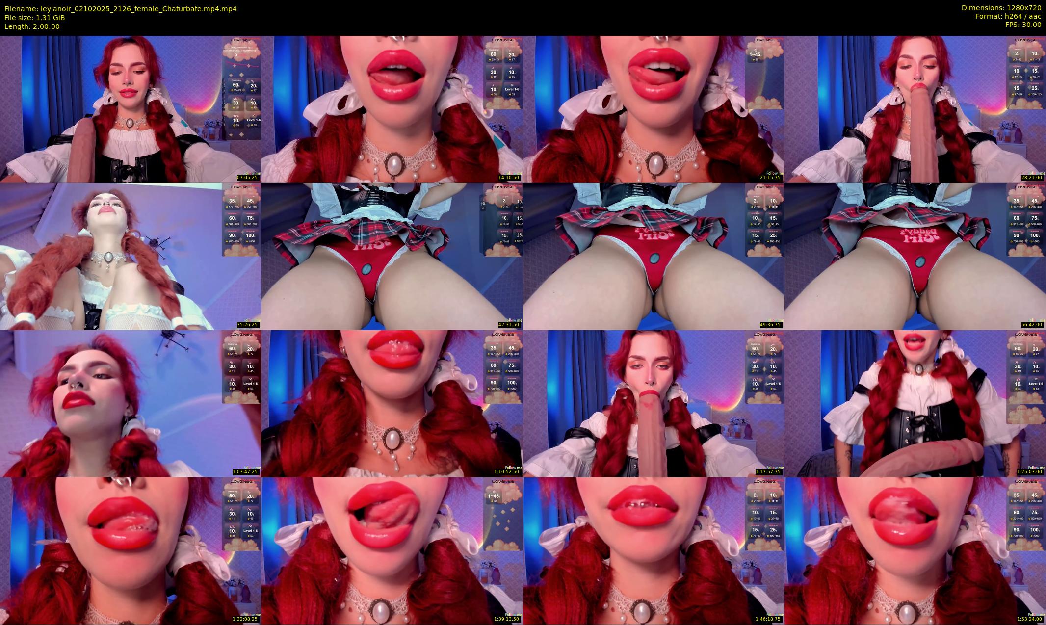 leylanoir — 120 minute Chaturbate female cam show recording, 720p, Oct 2, 2025
