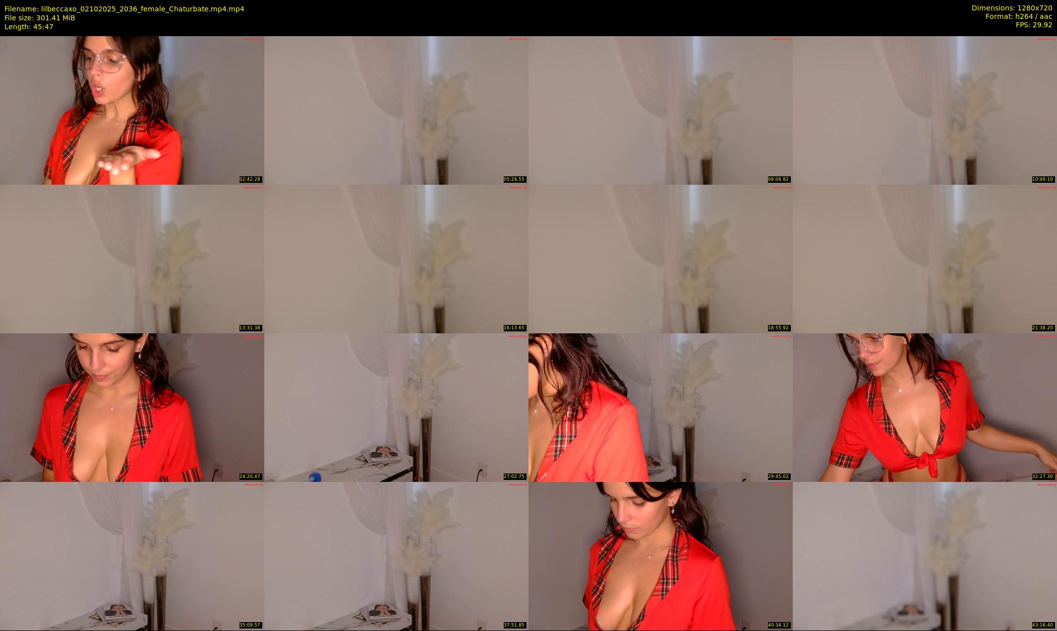 lilbeccaxo — 46 minute Chaturbate female cam show recording, 720p, Oct 2, 2025