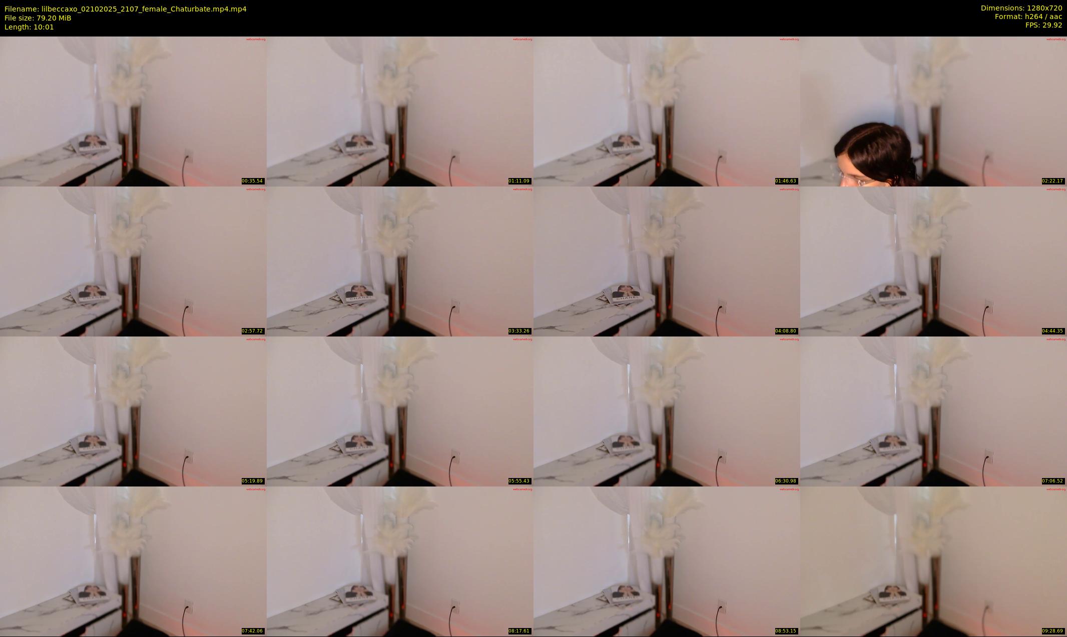 lilbeccaxo — 11 minute Chaturbate female cam show recording, 720p, Oct 2, 2025