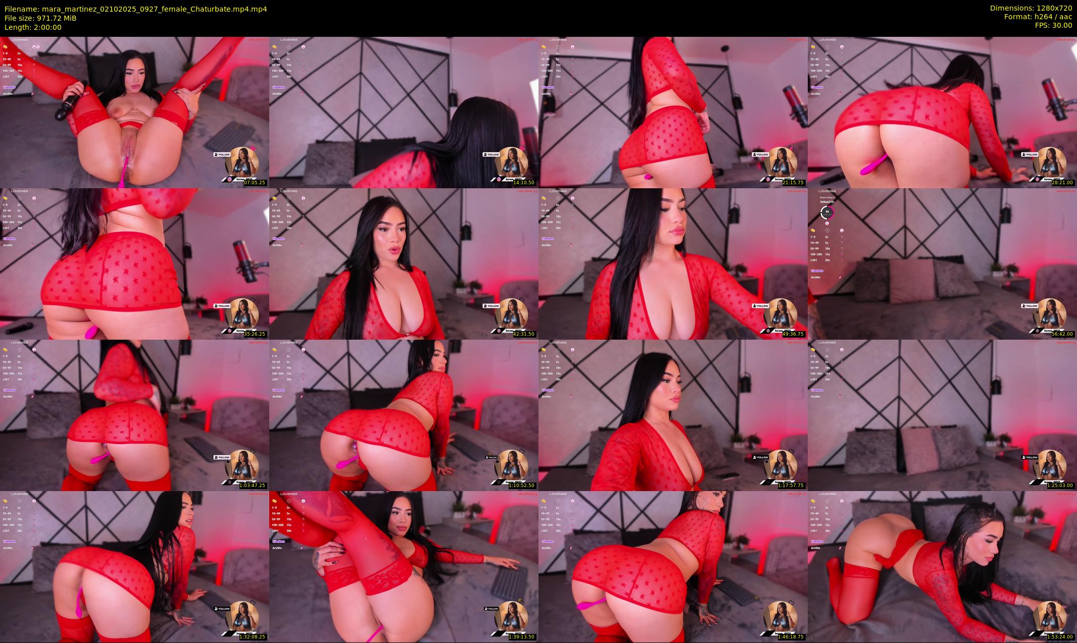 mara_martinez — 120 minute Chaturbate female cam show recording, 720p, Oct 2, 2025
