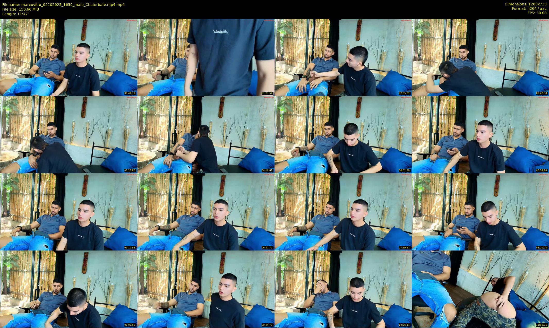 marcovitto — 12 minute Chaturbate couple cam show recording, 720p, Oct 2, 2025