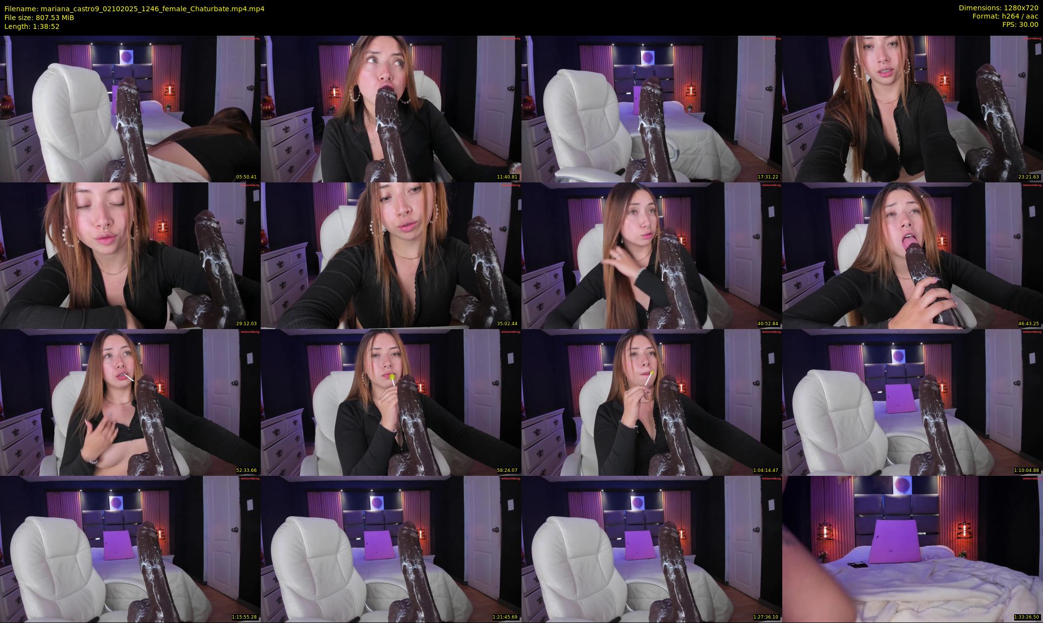 mariana_castro9 — 99 minute Chaturbate female cam show recording, 720p, Oct 2, 2025