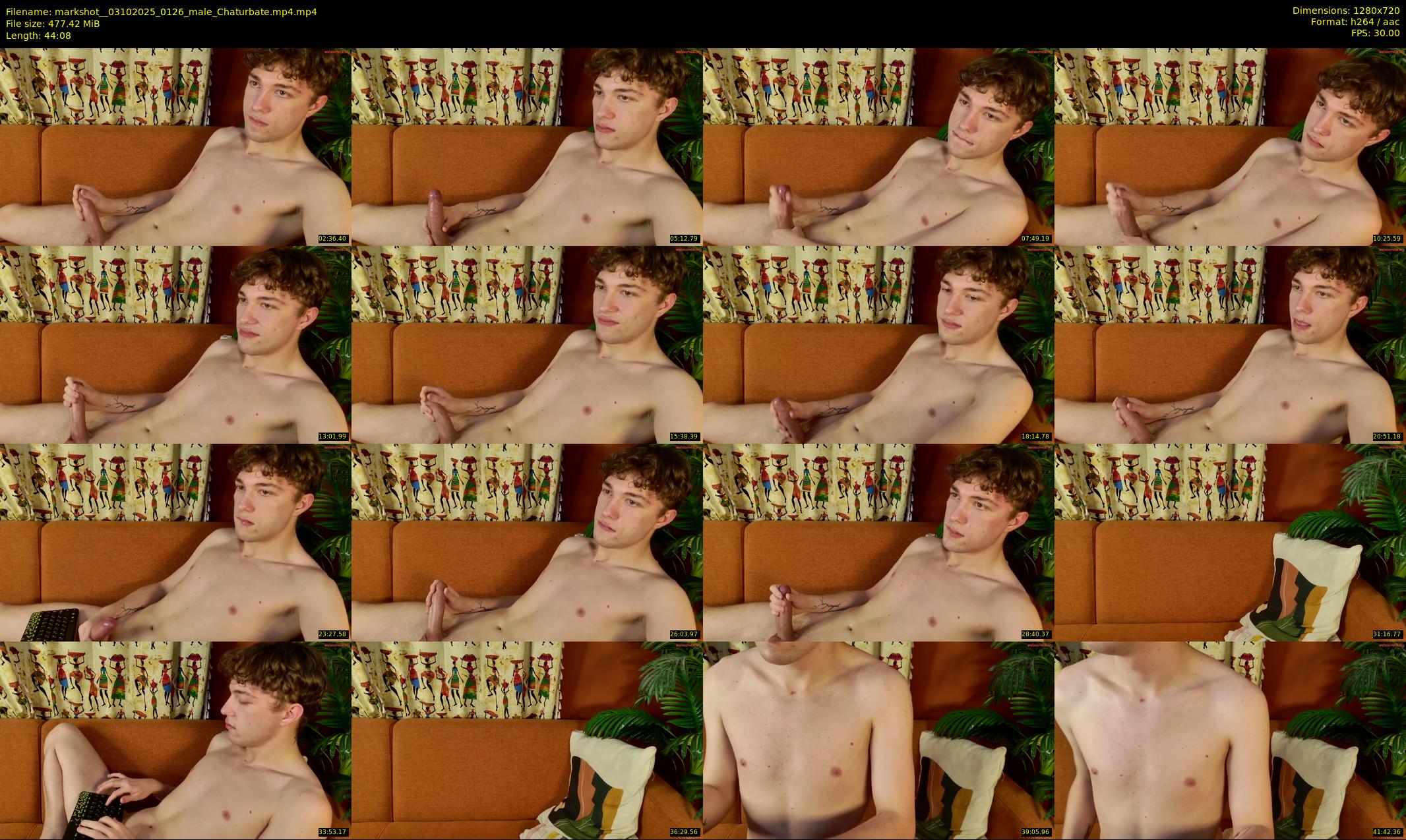 markshot_ — 45 minute Chaturbate male cam show recording, 720p, Oct 3, 2025