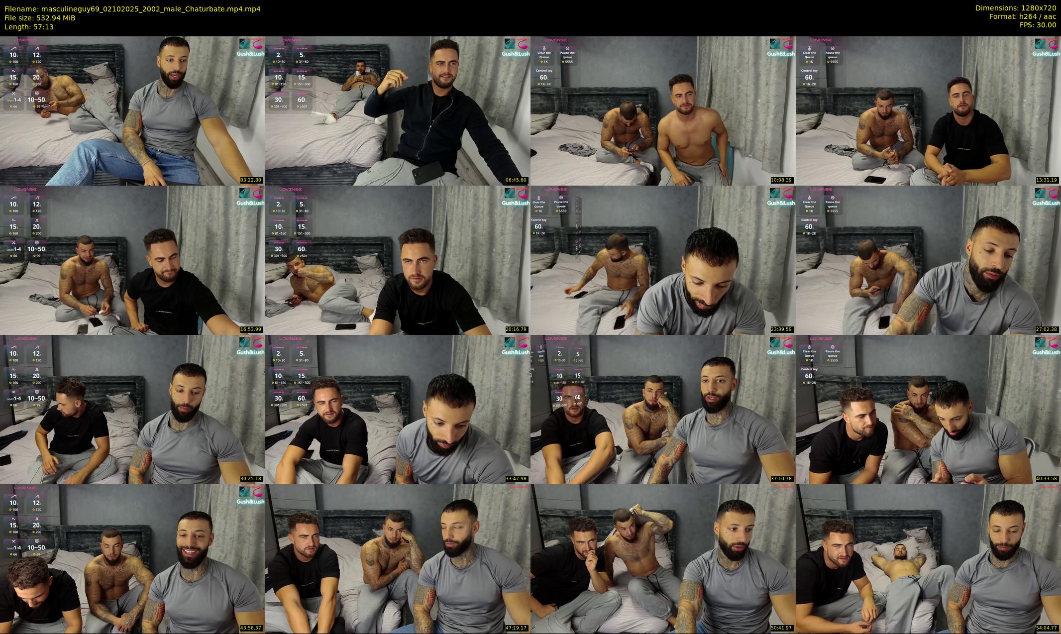 masculineguy69 — 58 minute Chaturbate male cam show recording, 720p, Oct 2, 2025