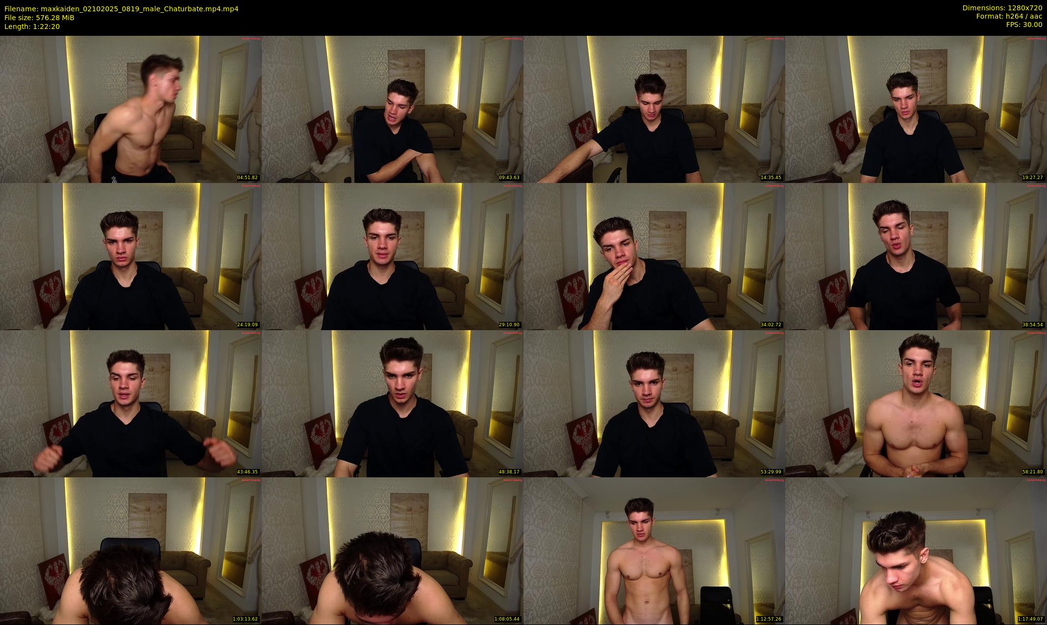 maxkaiden — 83 minute Chaturbate male cam show recording, 720p, Oct 2, 2025