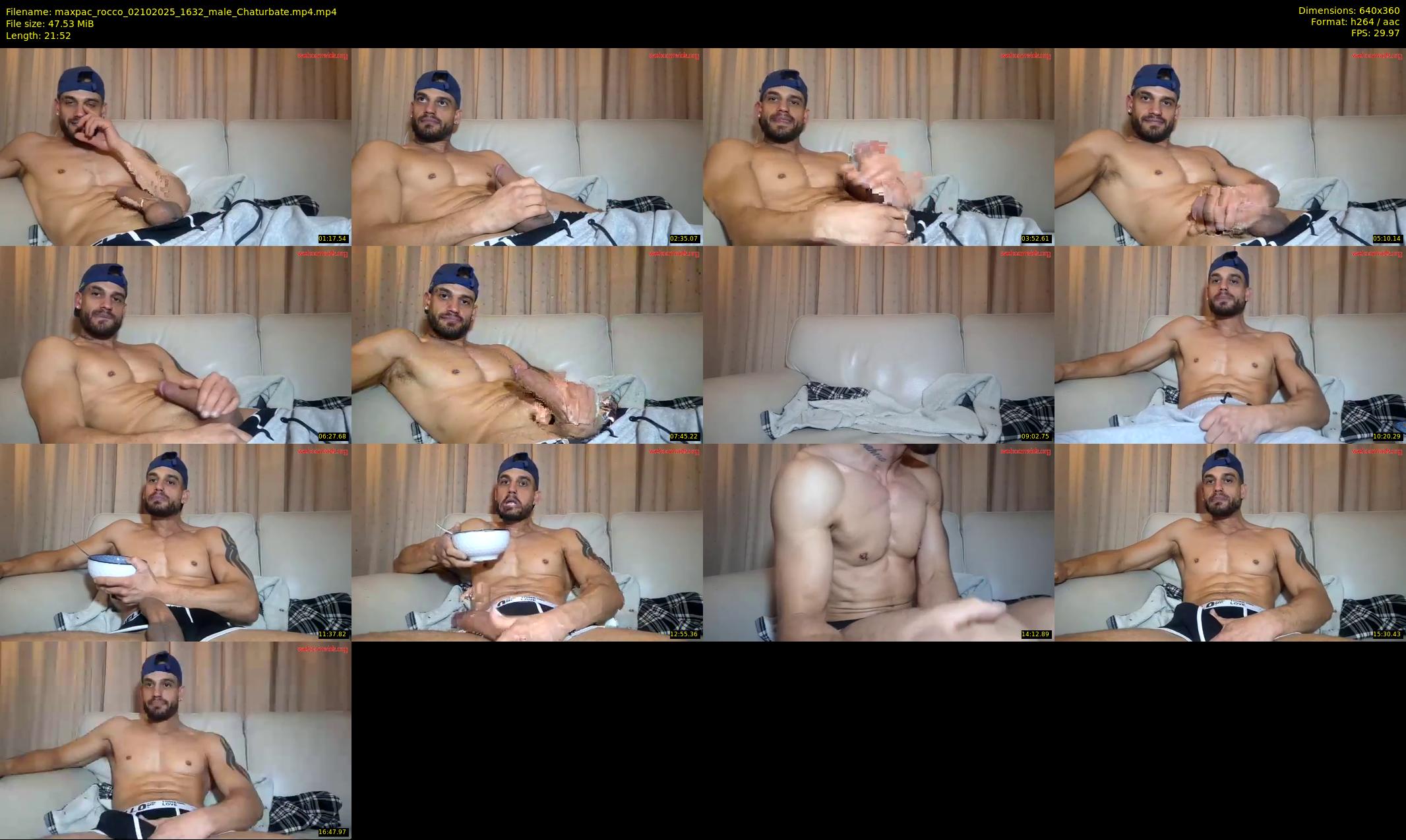 maxpac_rocco — 22 minute Chaturbate male cam show recording, 360p, Oct 2, 2025