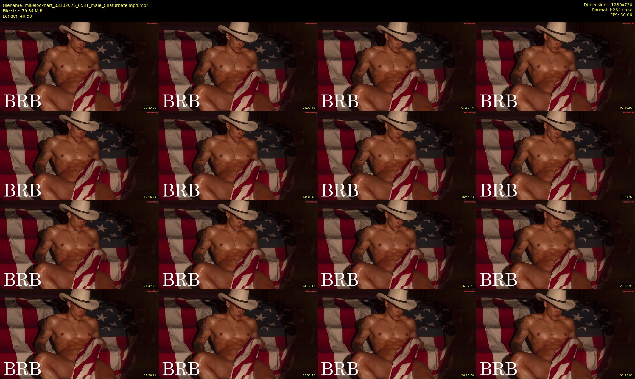 mikelockhart — 41 minute Chaturbate male cam show recording, 720p, Oct 3, 2025