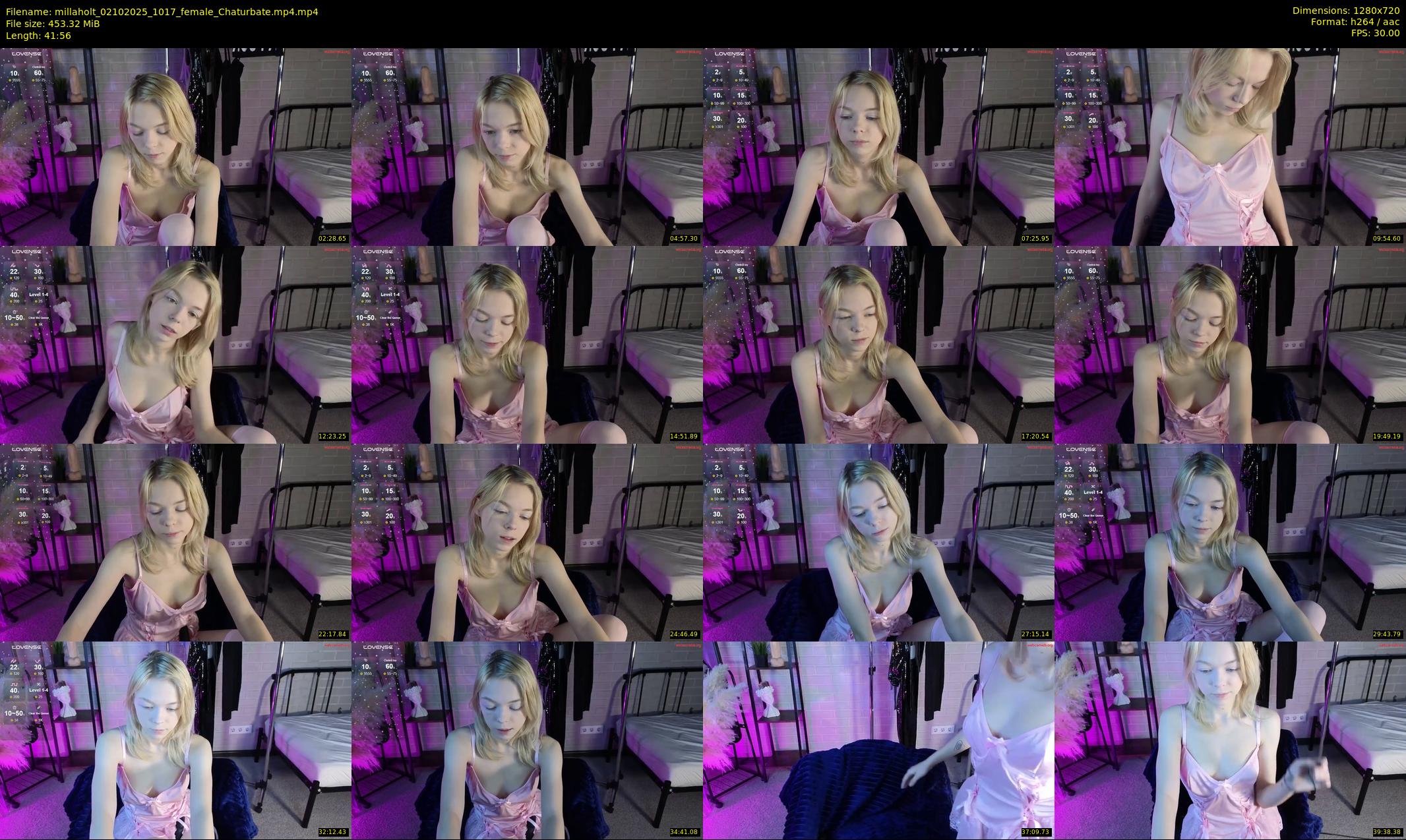 millaholt — 42 minute Chaturbate female cam show recording, 720p, Oct 2, 2025